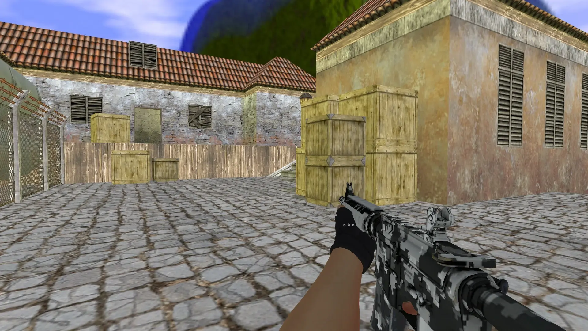 M4A1: B&W Inventory — de_inferno (first person)