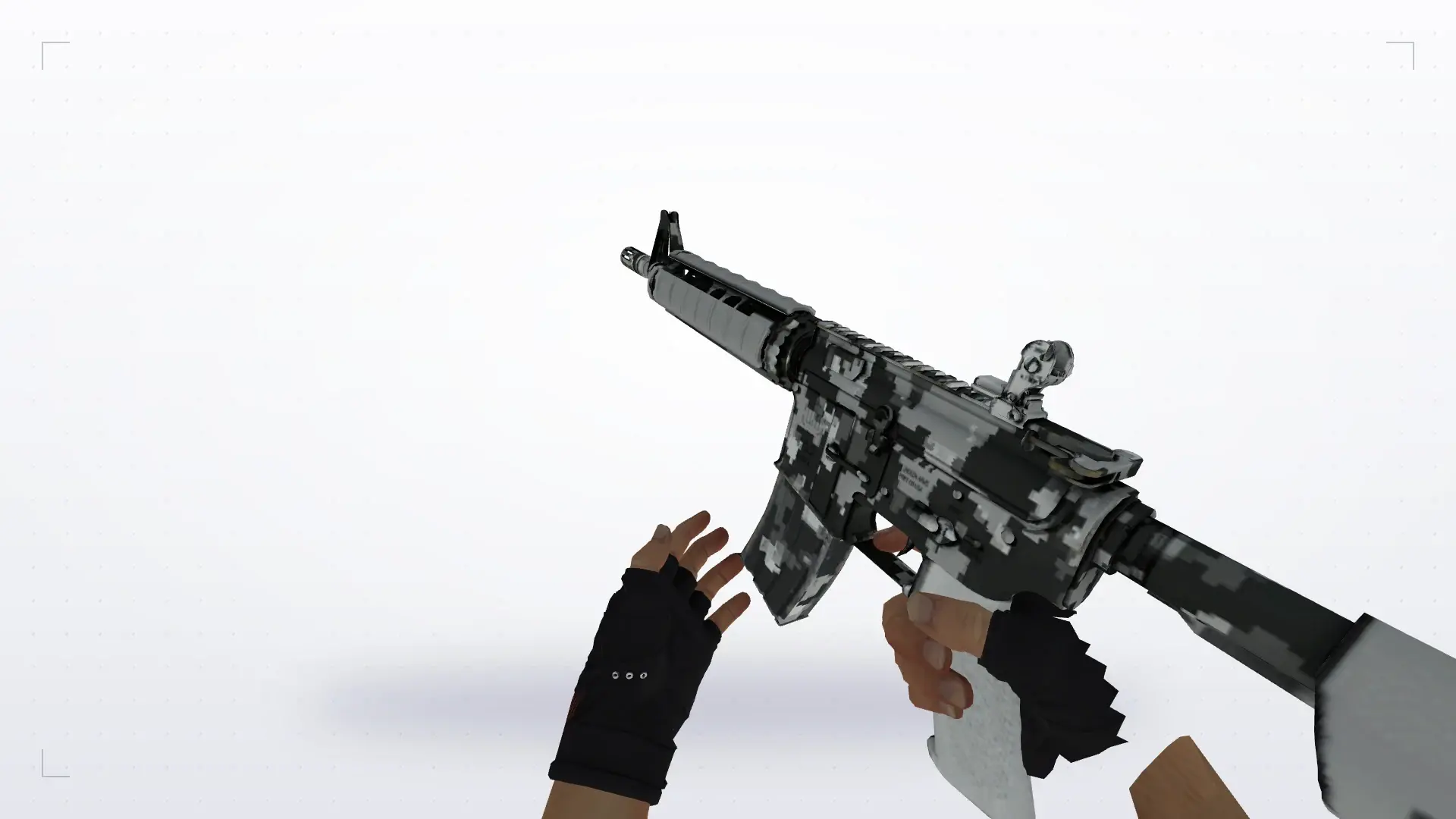 M4A1: B&W Inventory — first person