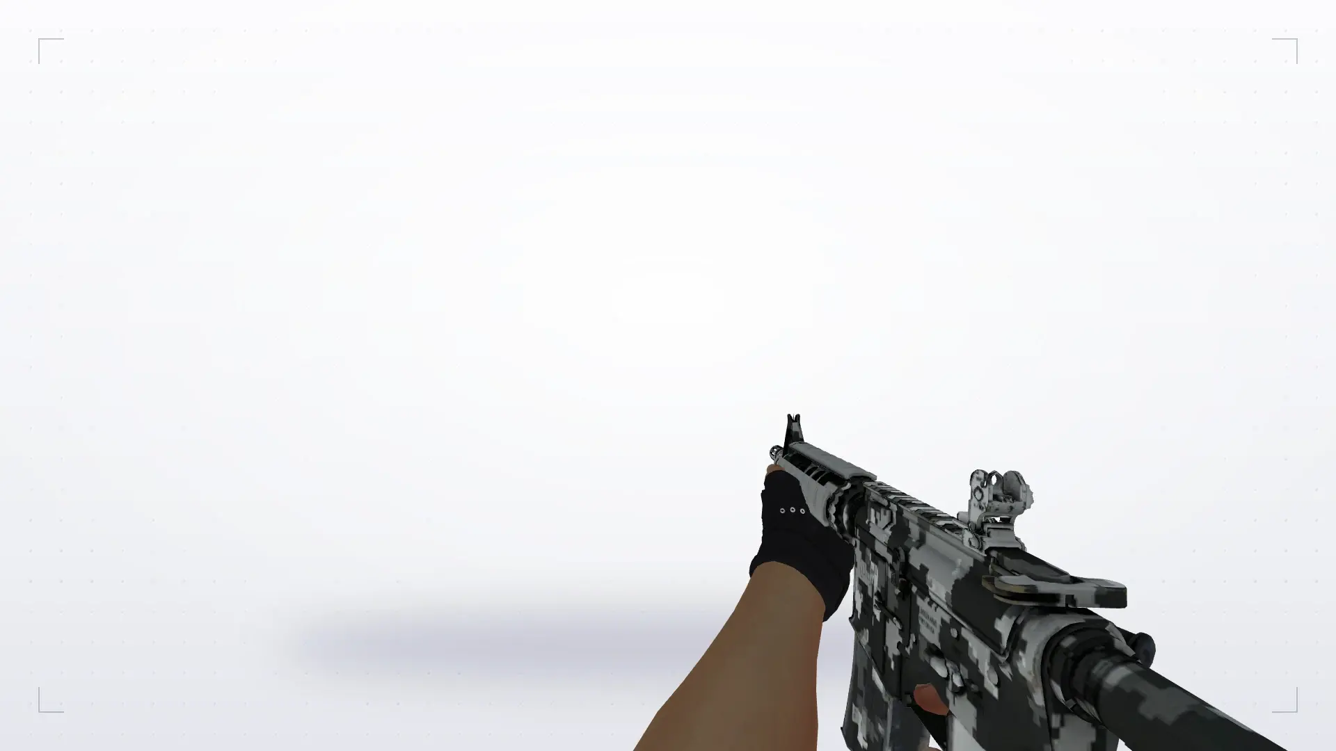 M4A1: B&W Inventory — first person