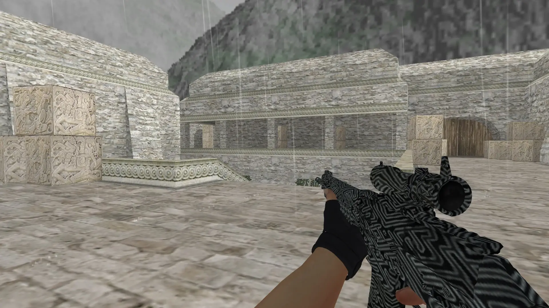 SG552: B&W Inventory — de_aztec (first person)