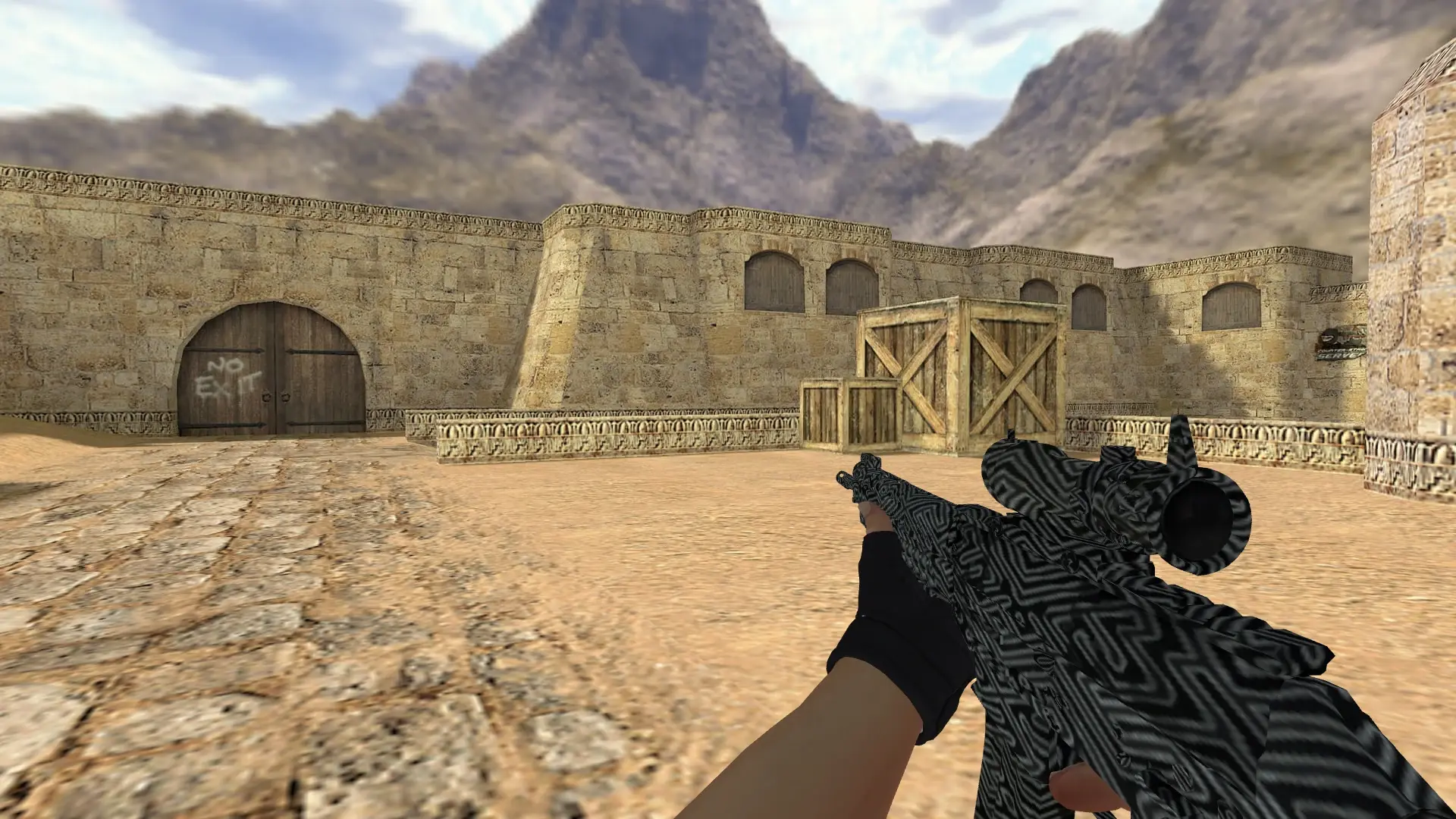 SG552: B&W Inventory — de_dust2 (first person)