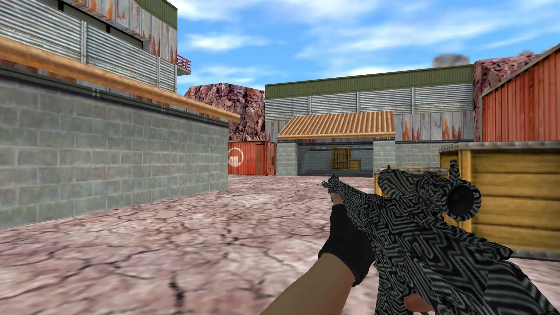 SG552: B&W Inventory — de_nuke (first person)