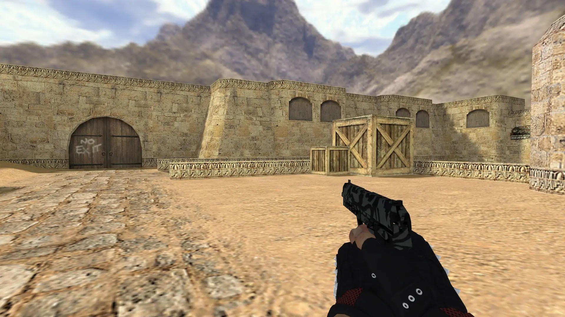 USP: B&W Inventory — de_dust2 (first person)
