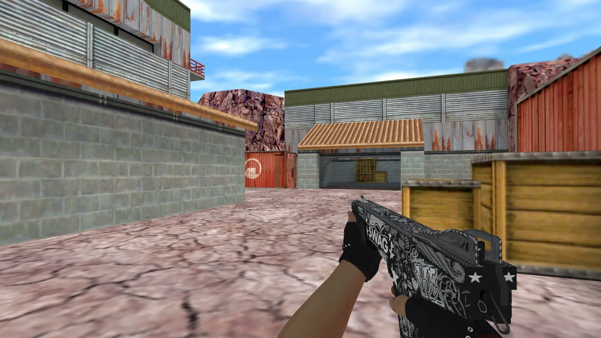 XM1014: B&W Inventory — de_nuke (first person)