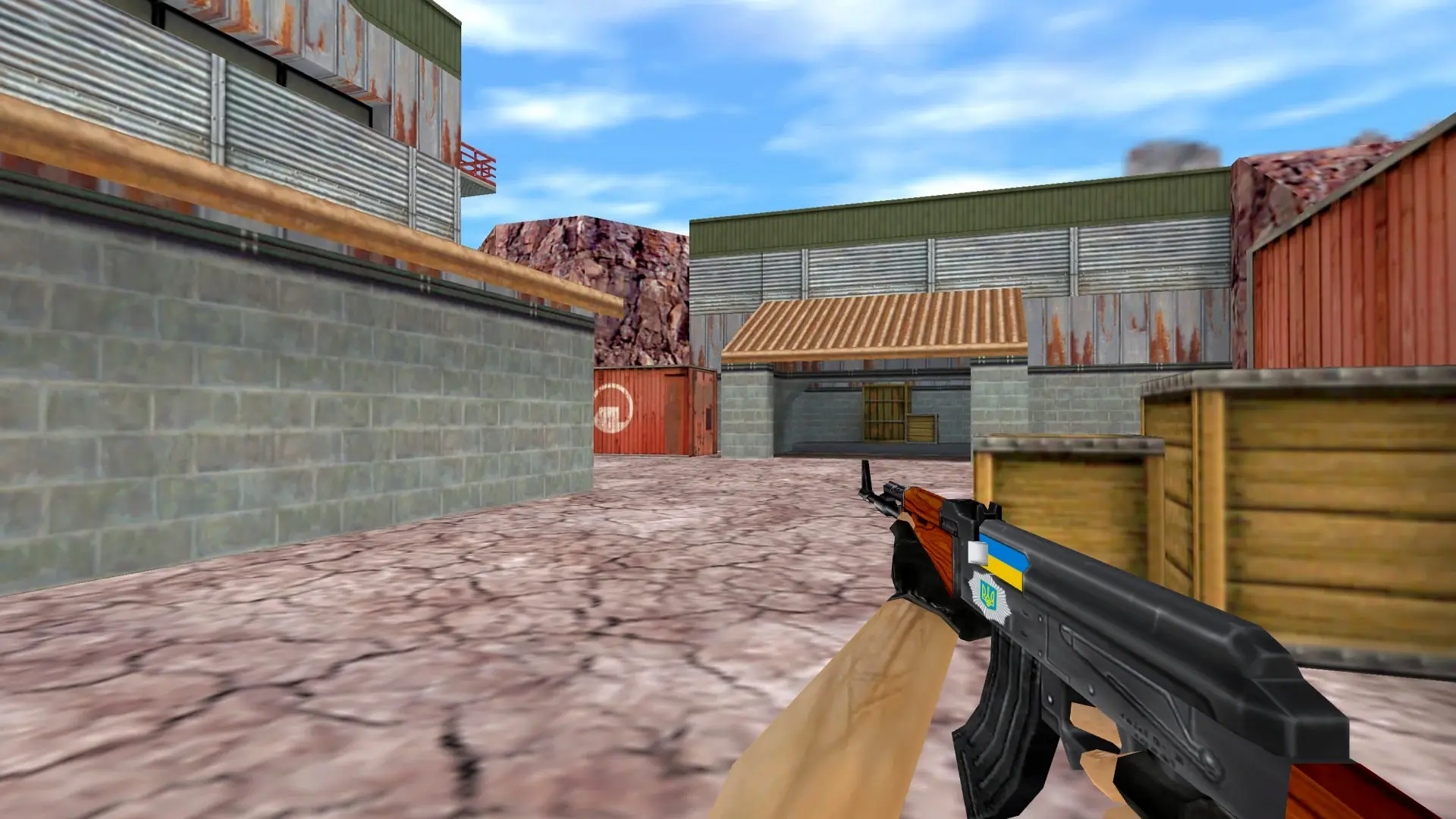 AK-47: Ukrainian Patriot — de_nuke (first person)