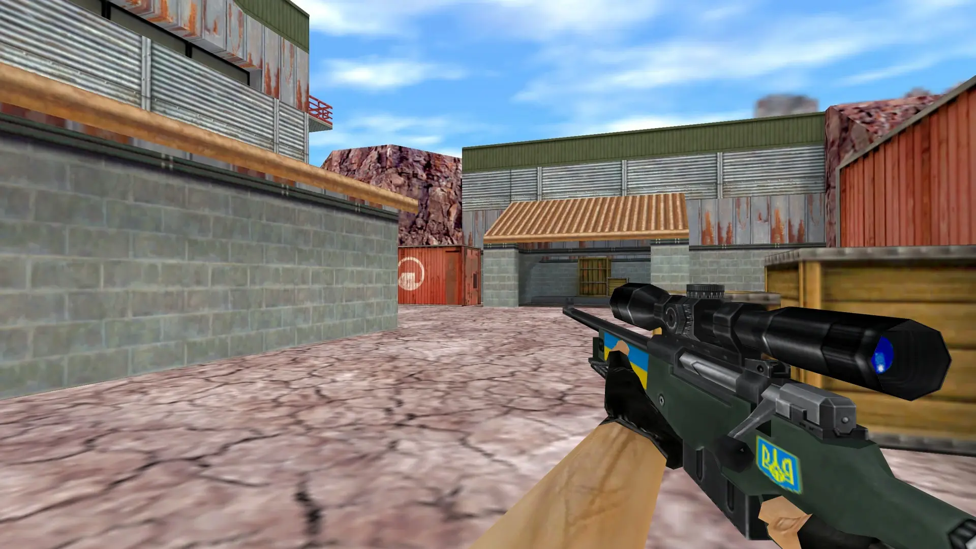 AWP: Ukrainian Patriot — de_nuke (first person)