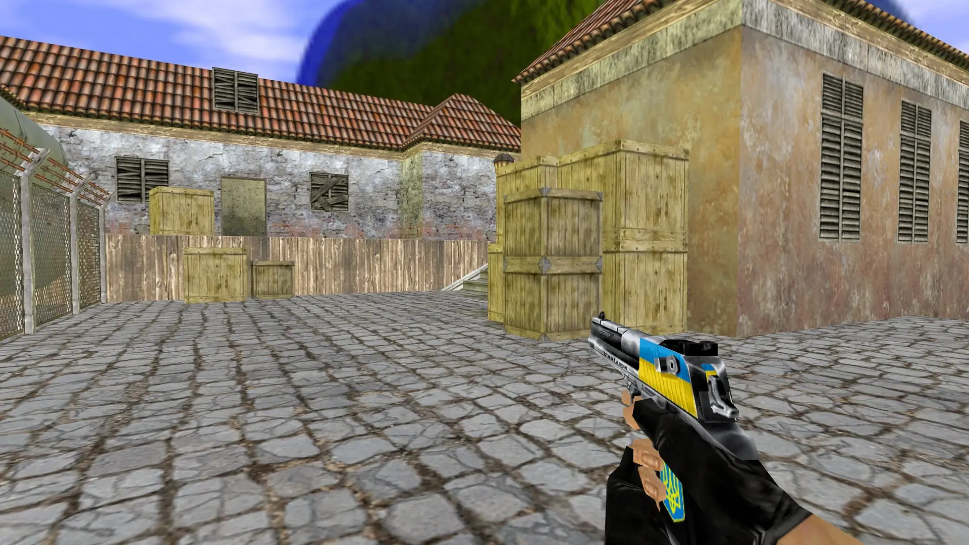 Desert Eagle: Ukrainian Patriot — de_inferno (first person)