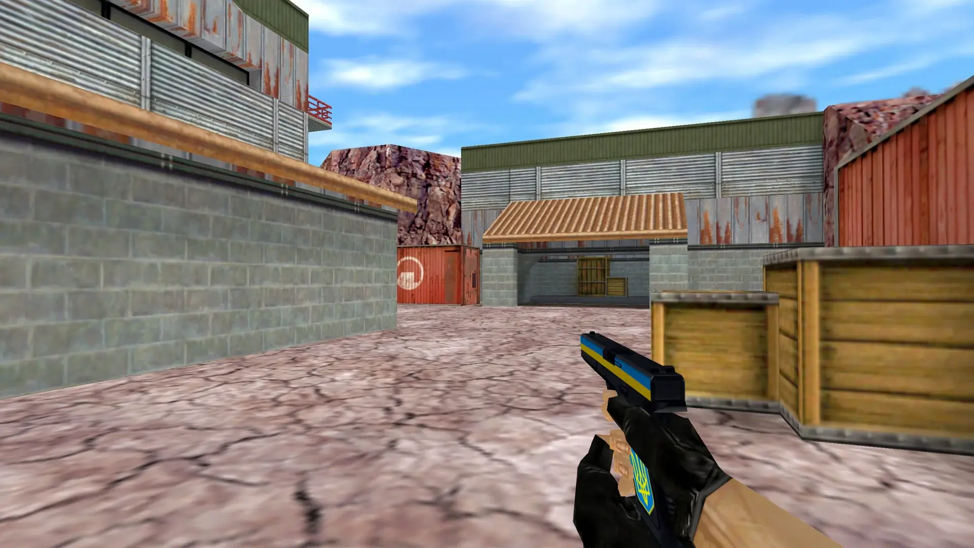 Glock-18: Ukrainian Patriot — de_nuke (first person)