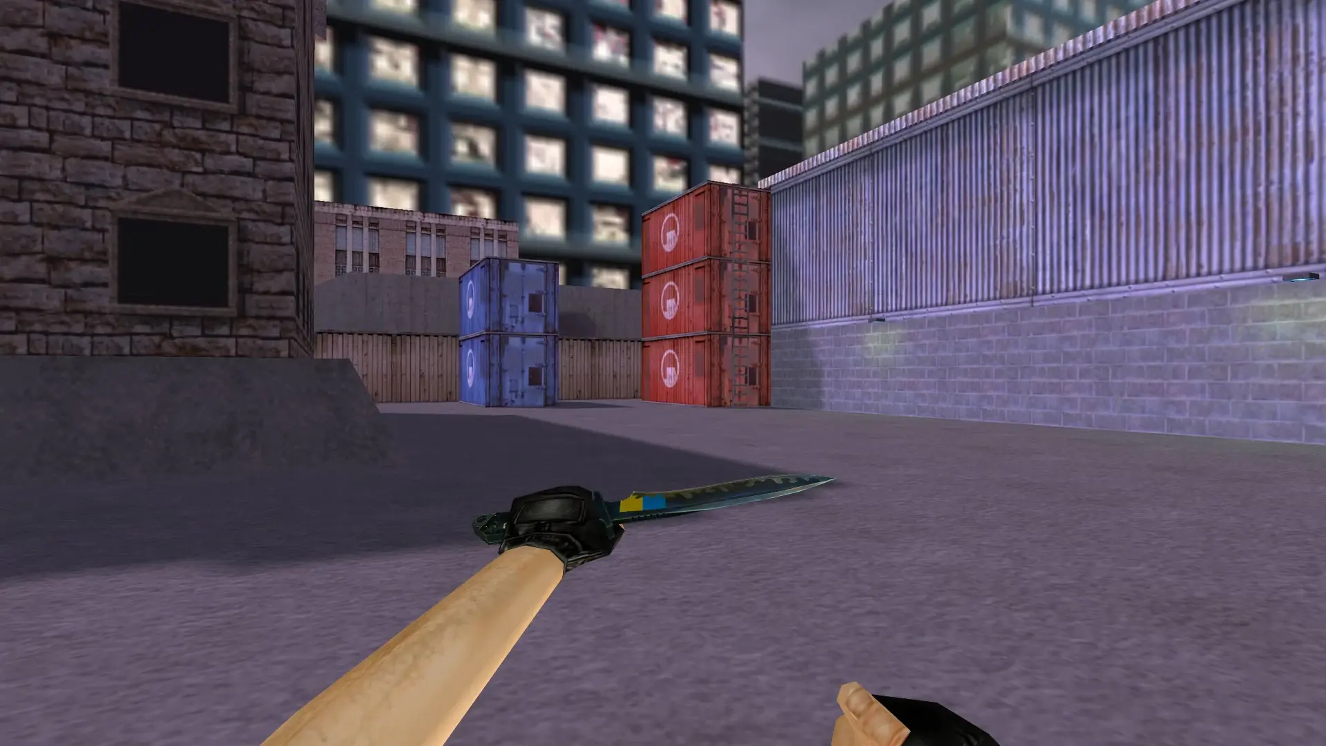 Knife: Ukrainian Patriot — cs_assault (first person)