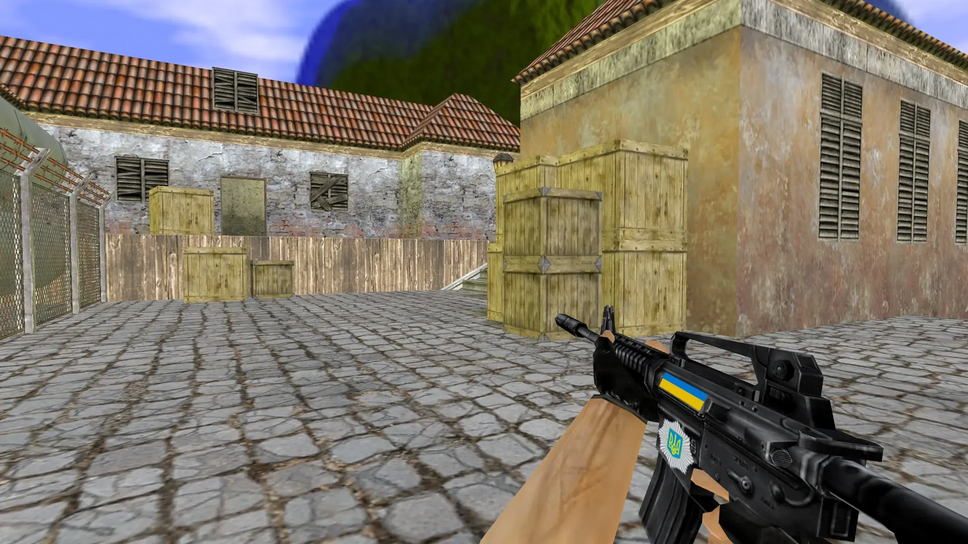 M4A1: Ukrainian Patriot — de_inferno (first person)