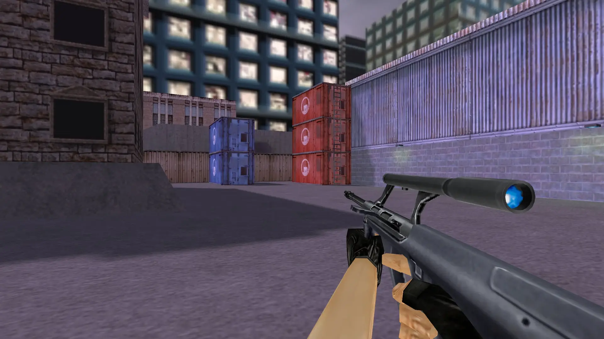 AUG — Smoothed Default Weapons — cs_assault (first person)