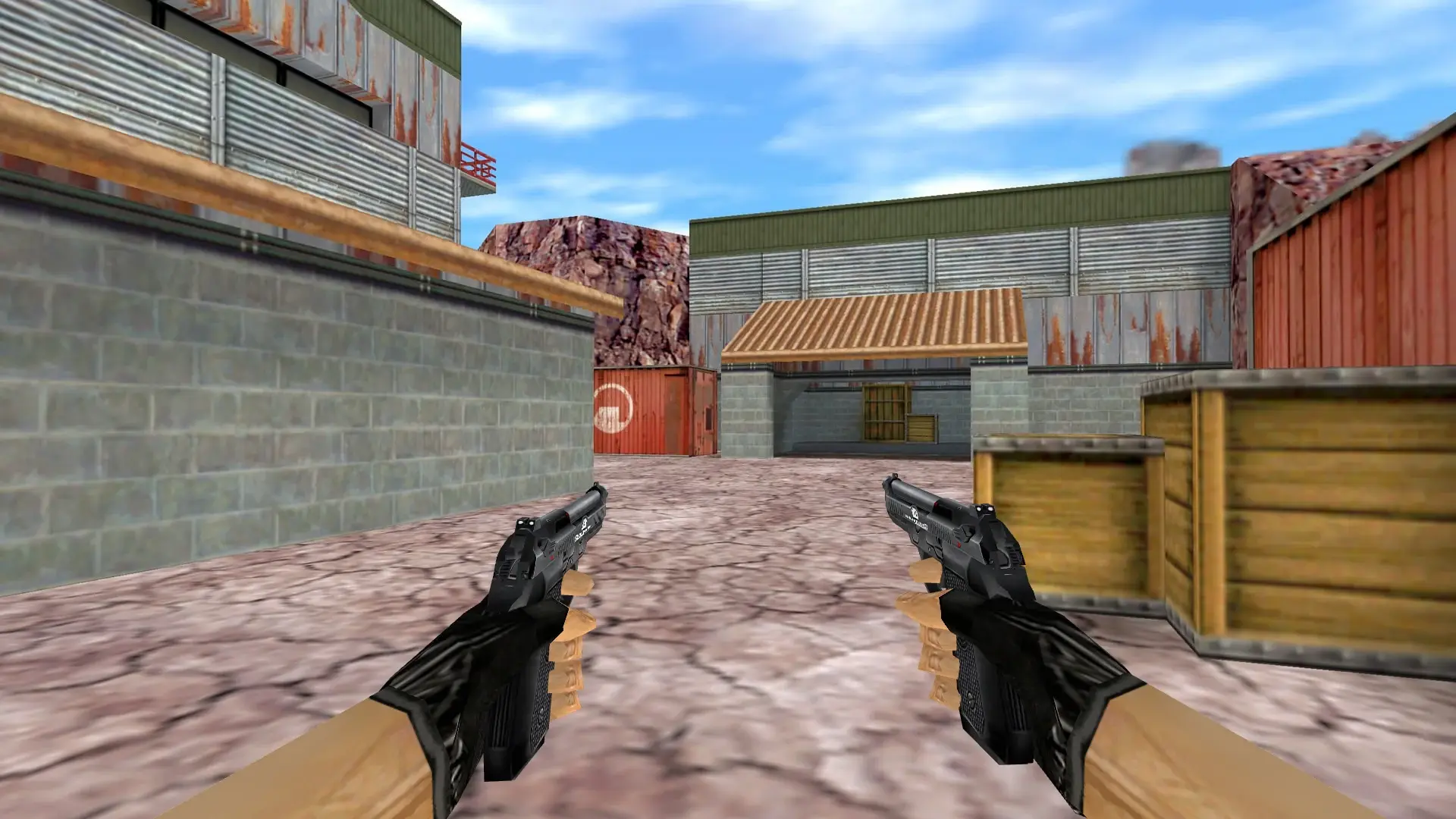 Dual Berettas — Smoothed Default Weapons — de_nuke (first person)