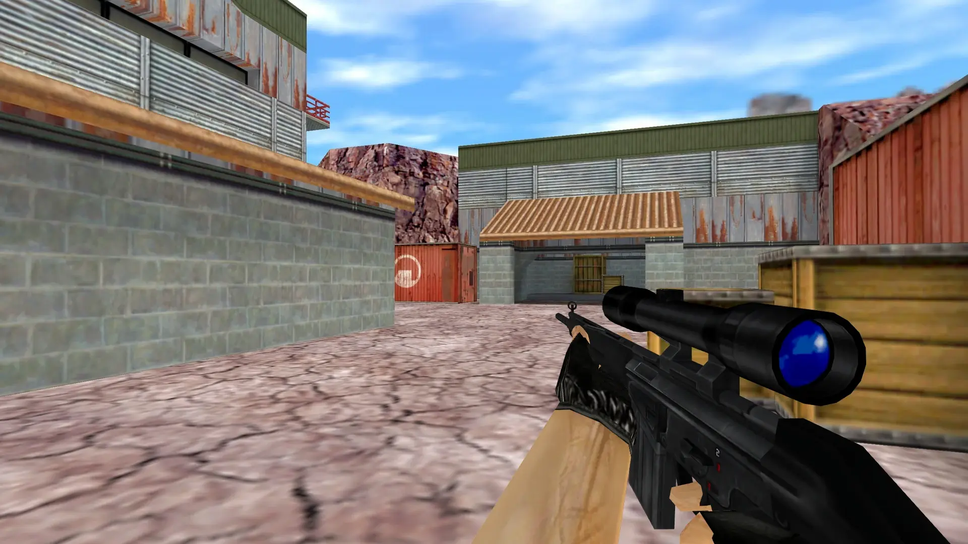 G3SG1 — Smoothed Default Weapons — de_nuke (first person)
