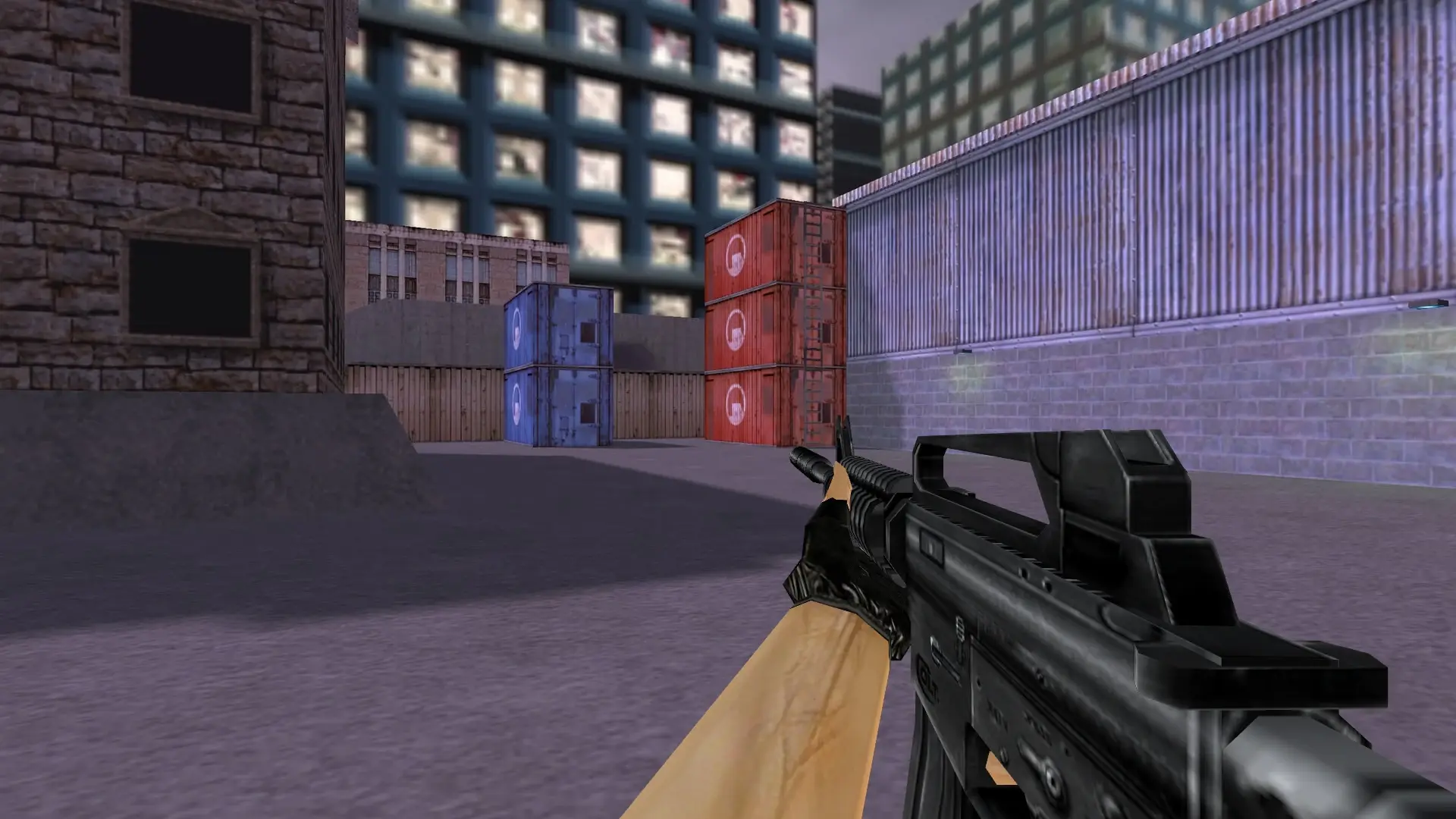 M4A1 — Smoothed Default Weapons — cs_assault (first person)