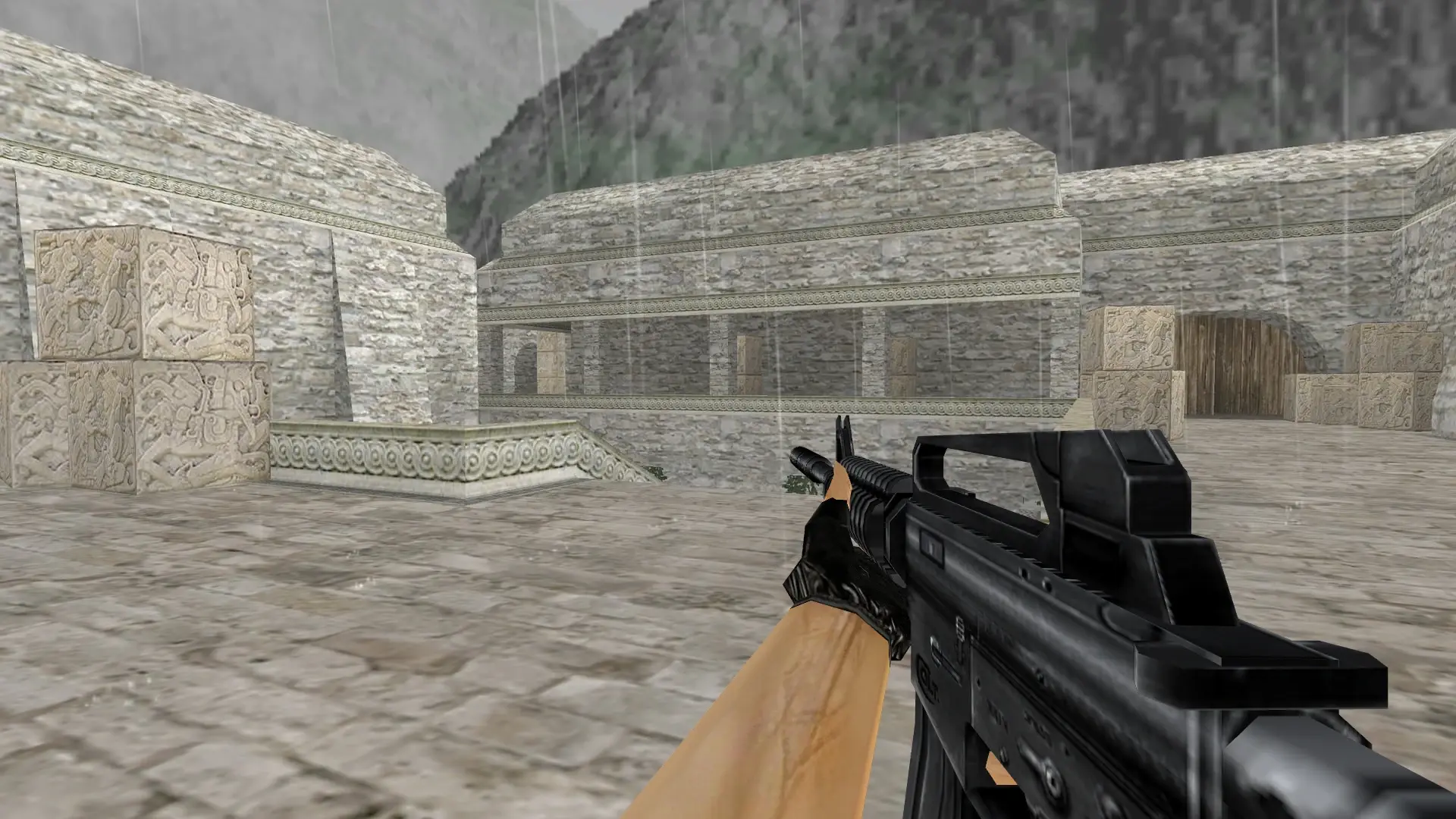 M4A1 — Smoothed Default Weapons — de_aztec (first person)
