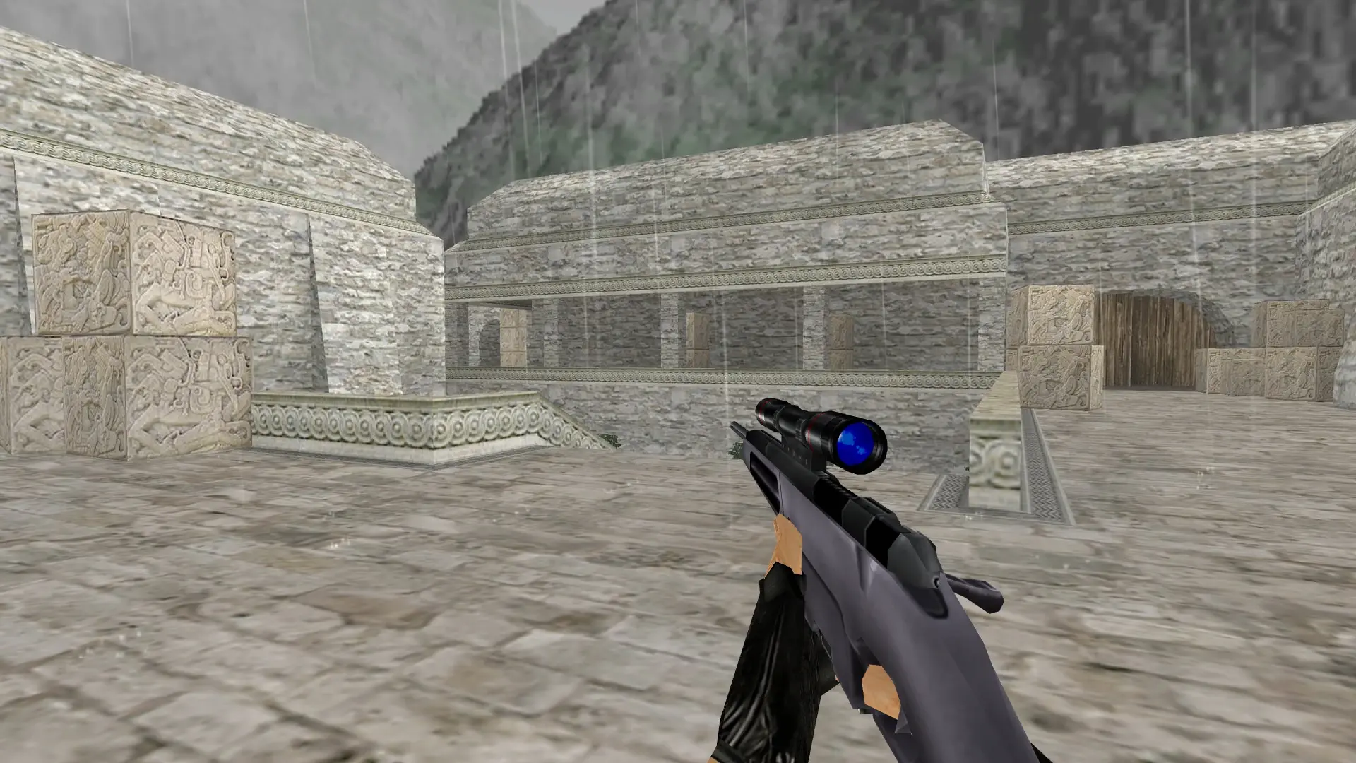 Scout — Smoothed Default Weapons — de_aztec (first person)