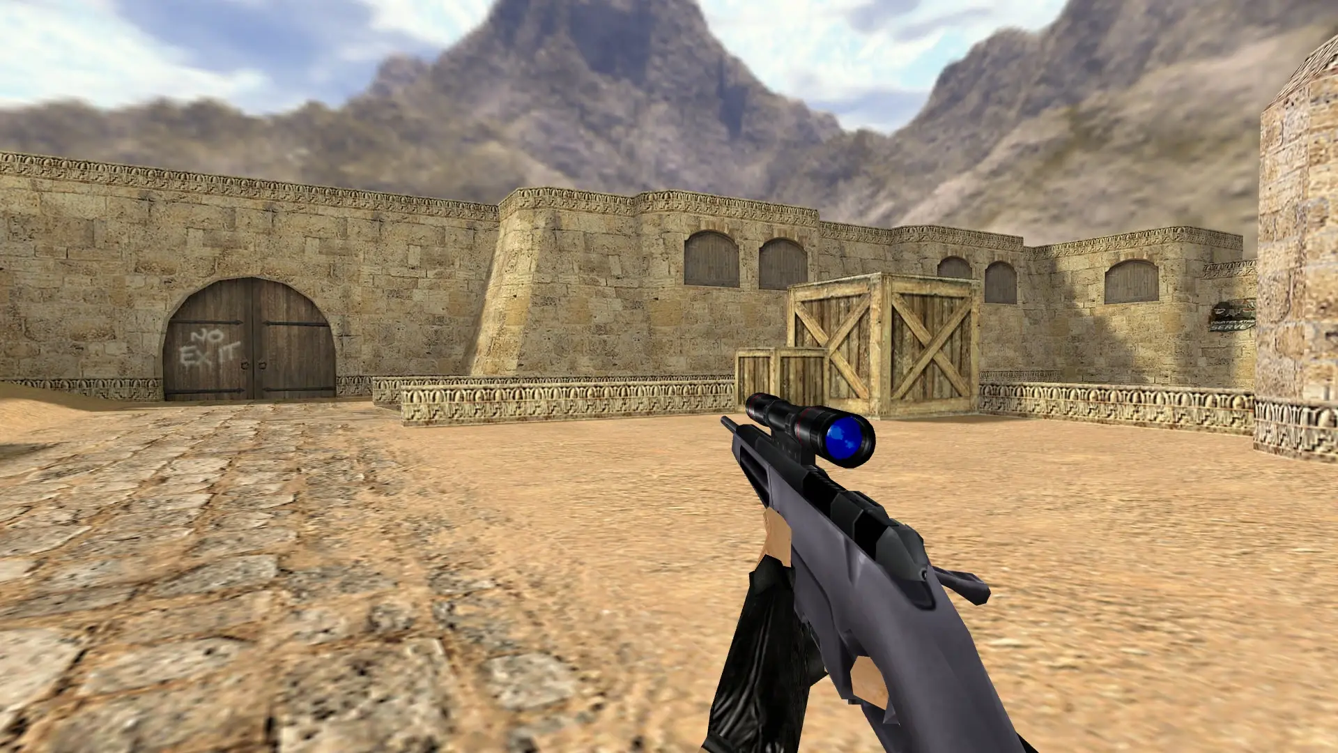 Scout — Smoothed Default Weapons — de_dust2 (first person)