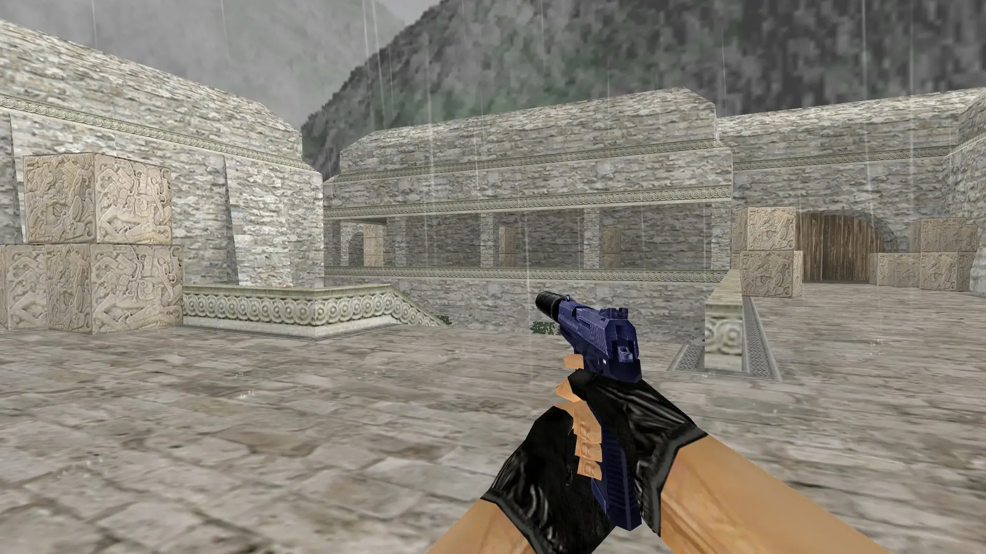 USP — Smoothed Default Weapons — de_aztec (first person)