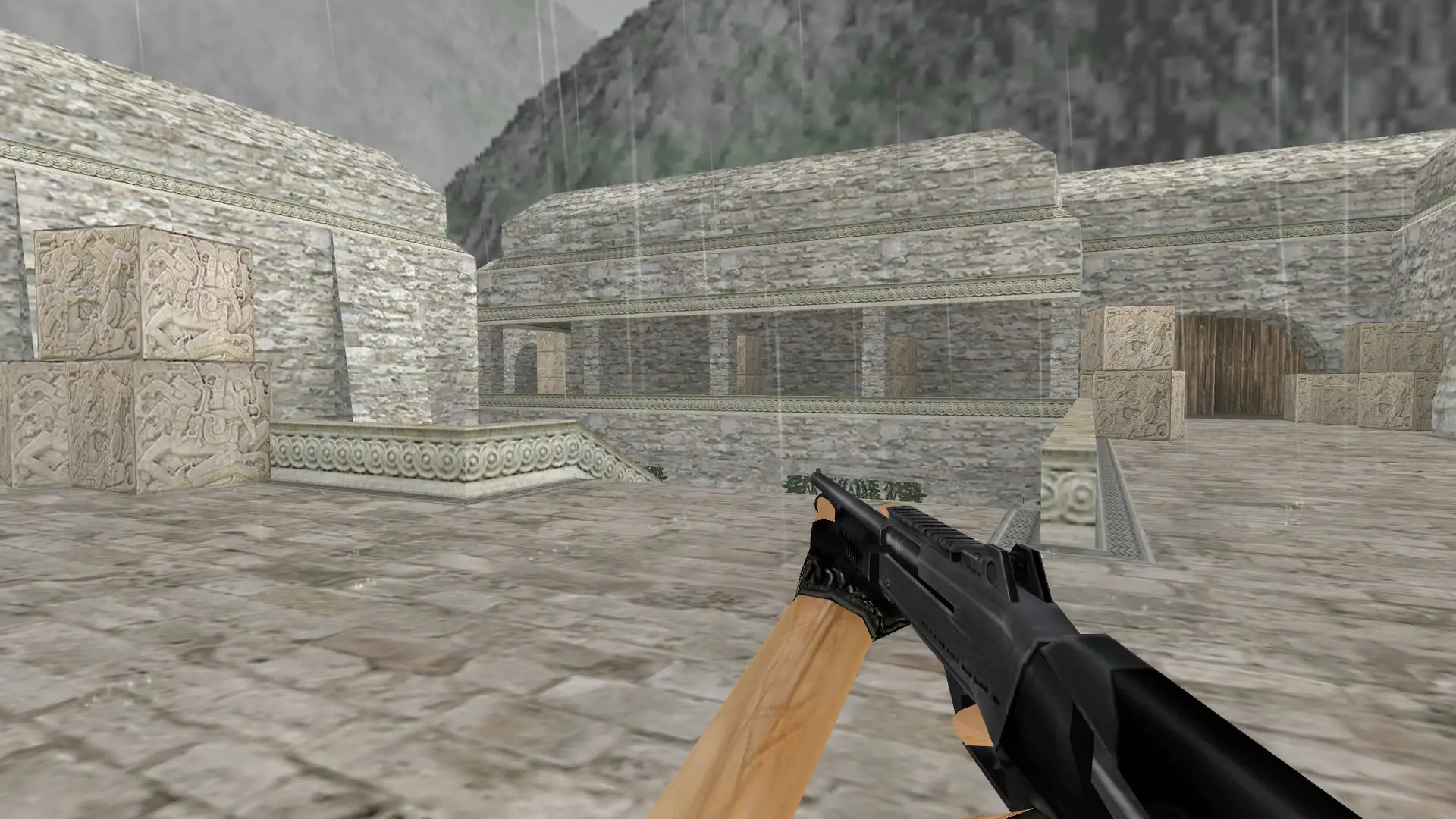 XM1014 — Smoothed Default Weapons — de_aztec (first person)