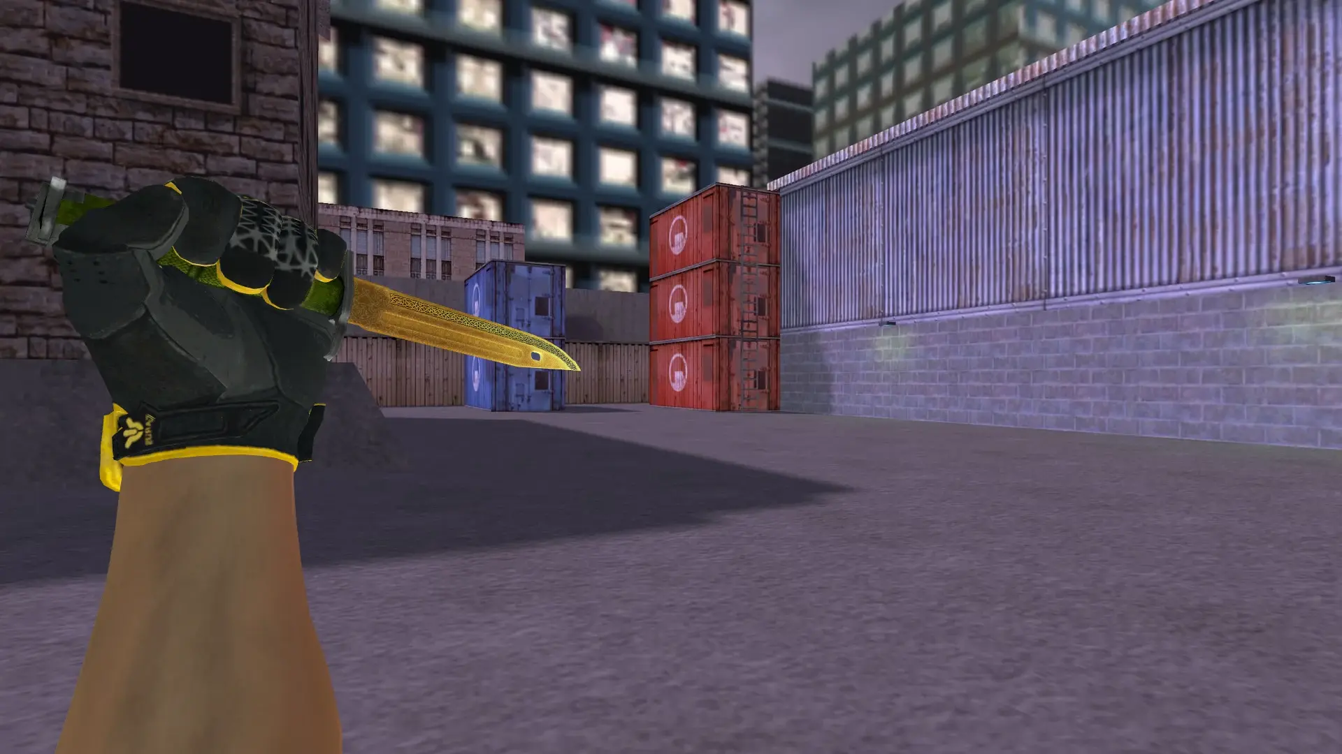 Bayonet Lore — Sport Gloves Omega Pack — cs_assault (first person)