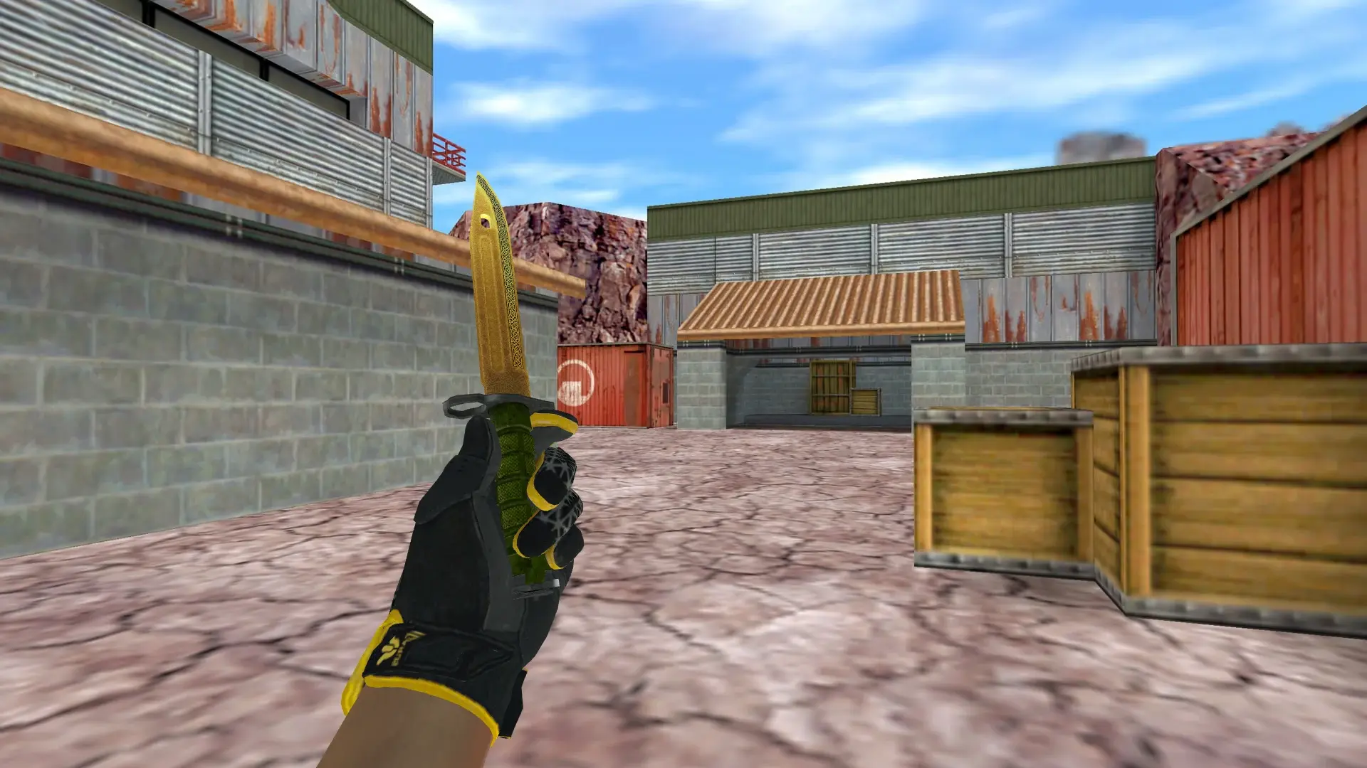 Bayonet Lore — Sport Gloves Omega Pack — de_nuke (first person)