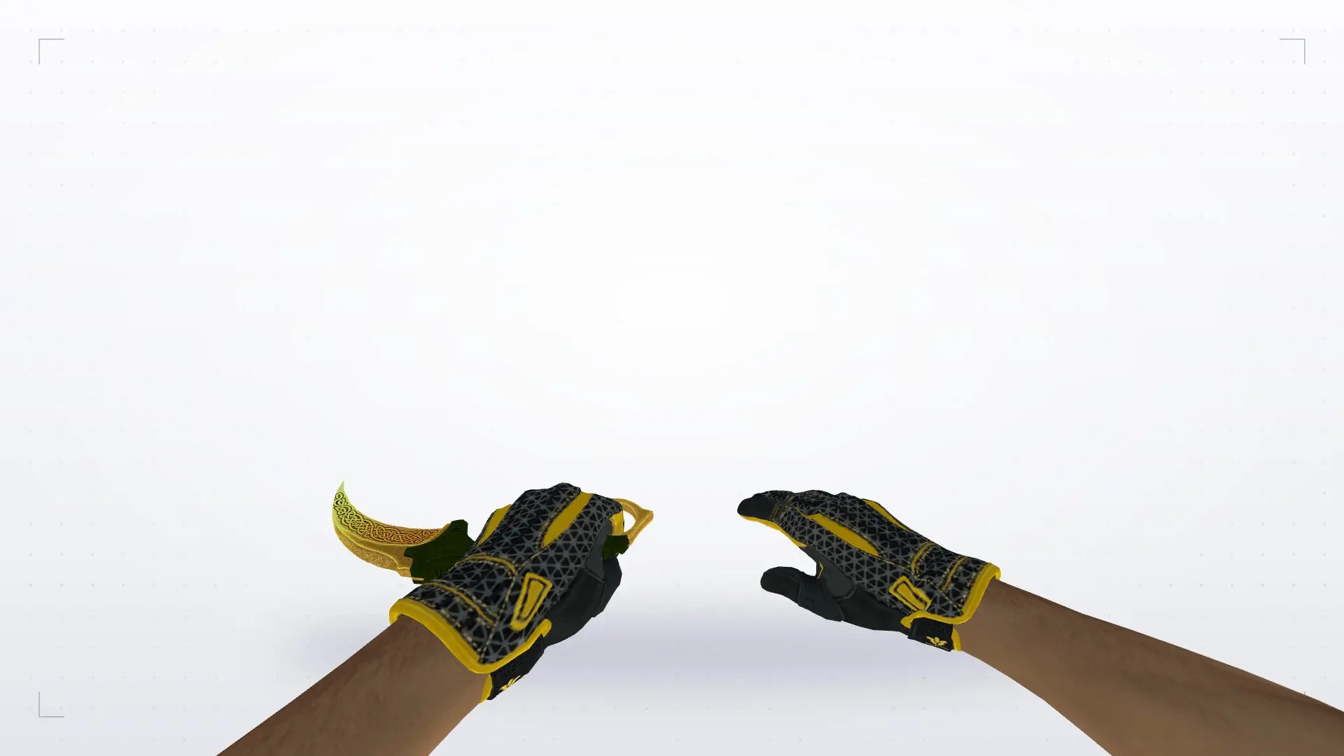 Karambit Lore — Sport Gloves Omega Pack — first person