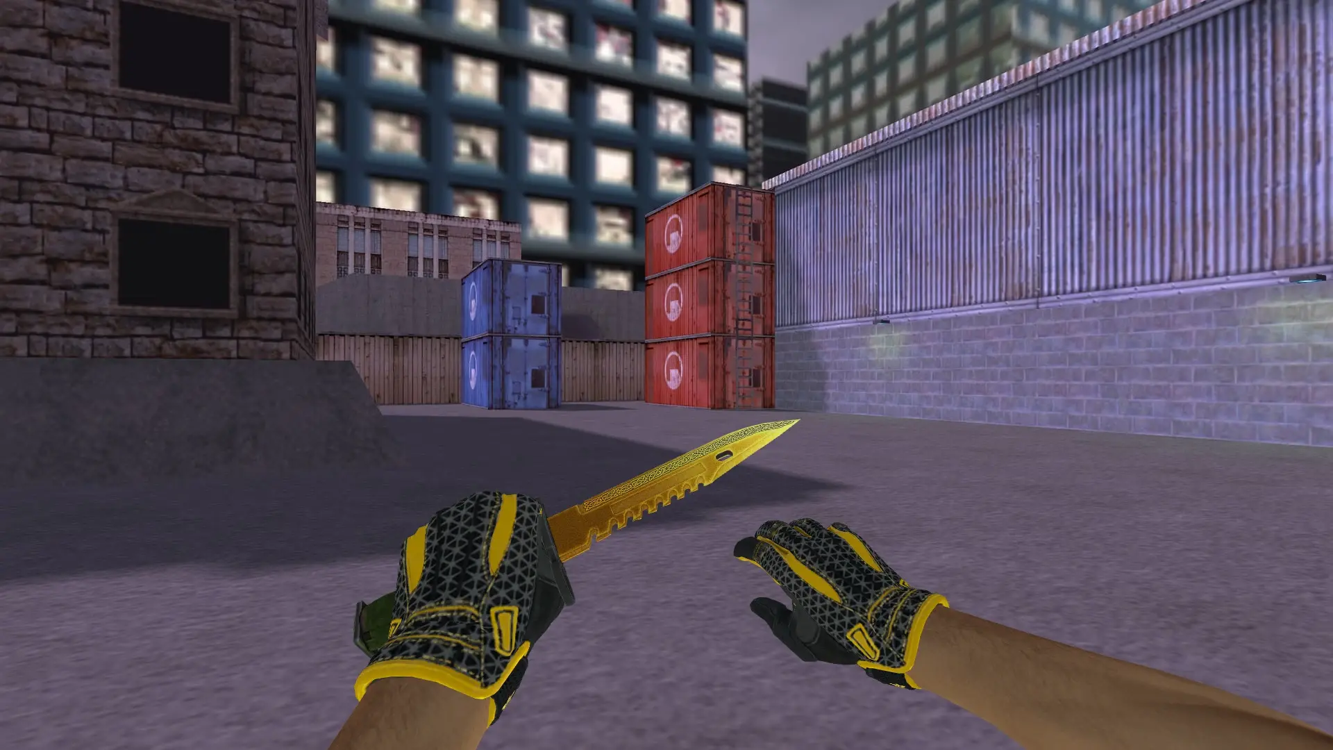 M9 Lore — Sport Gloves Omega Pack — cs_assault (first person)