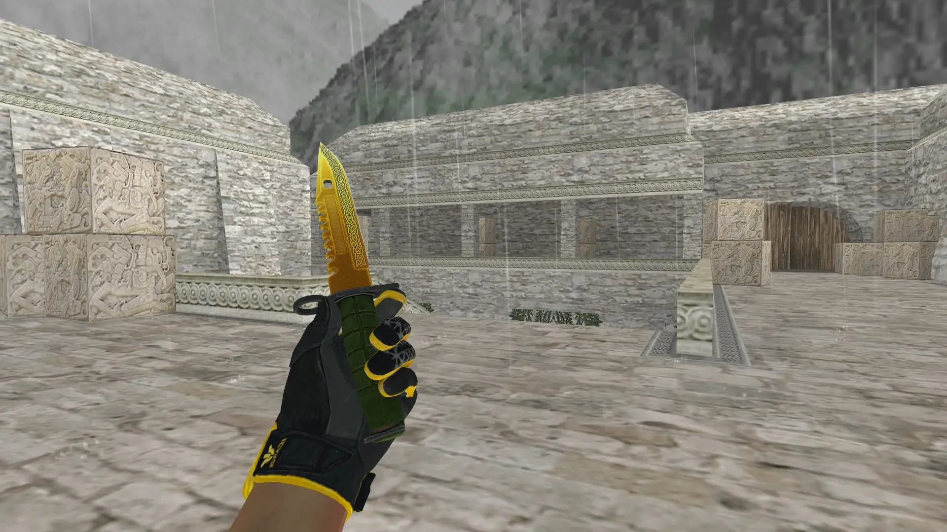 M9 Lore — Sport Gloves Omega Pack — de_aztec (first person)