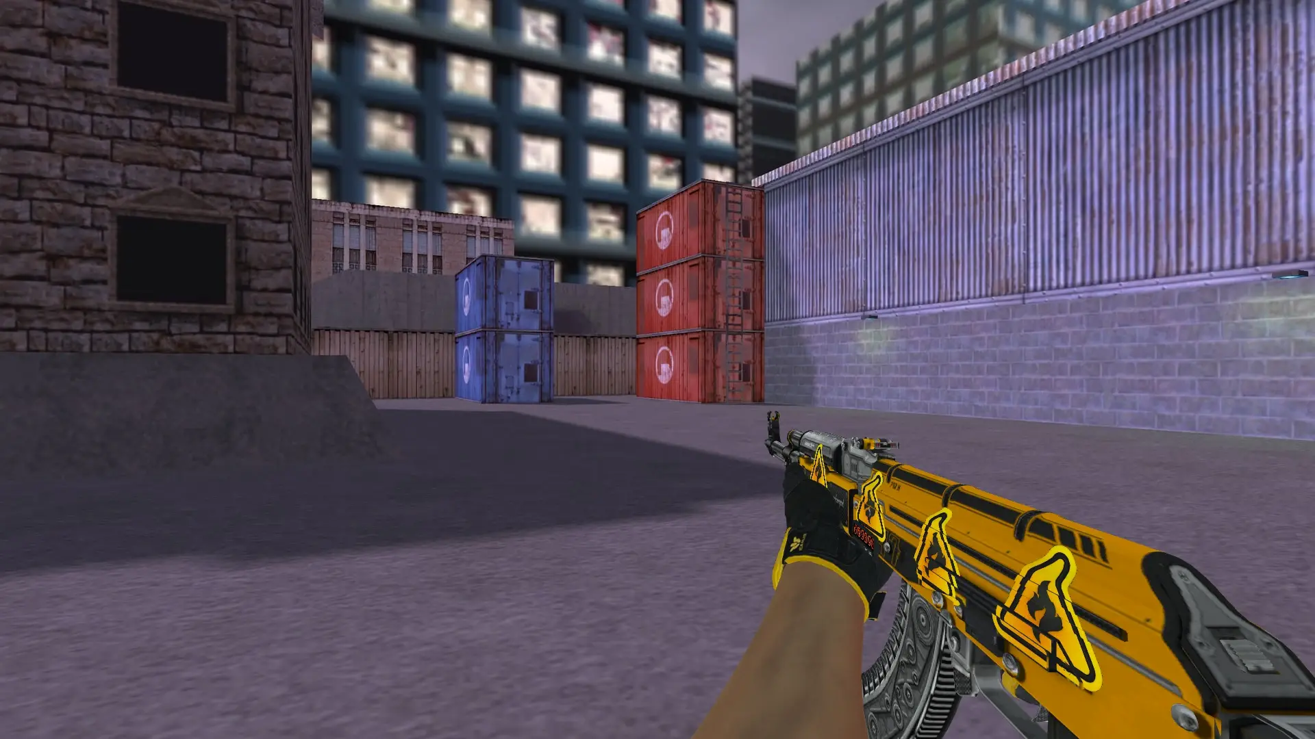 AK-47 — Sport Gloves Omega Pack — cs_assault (first person)