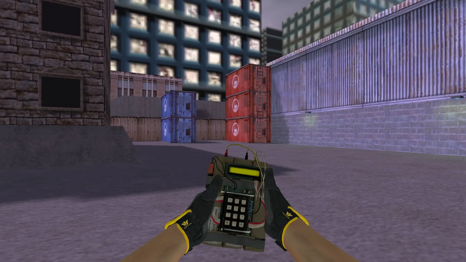 C4 — Sport Gloves Omega Pack — cs_assault (first person)