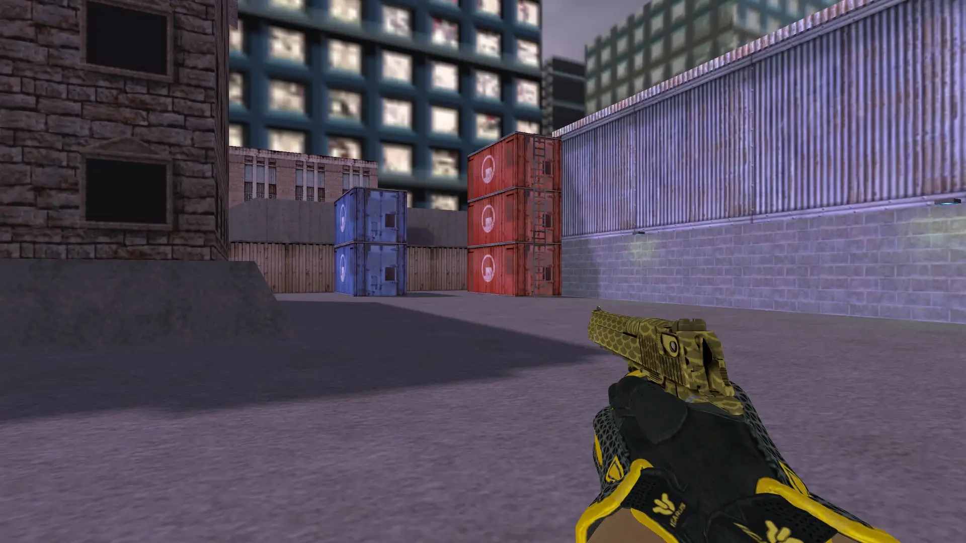 Desert Eagle — Sport Gloves Omega Pack — cs_assault (first person)