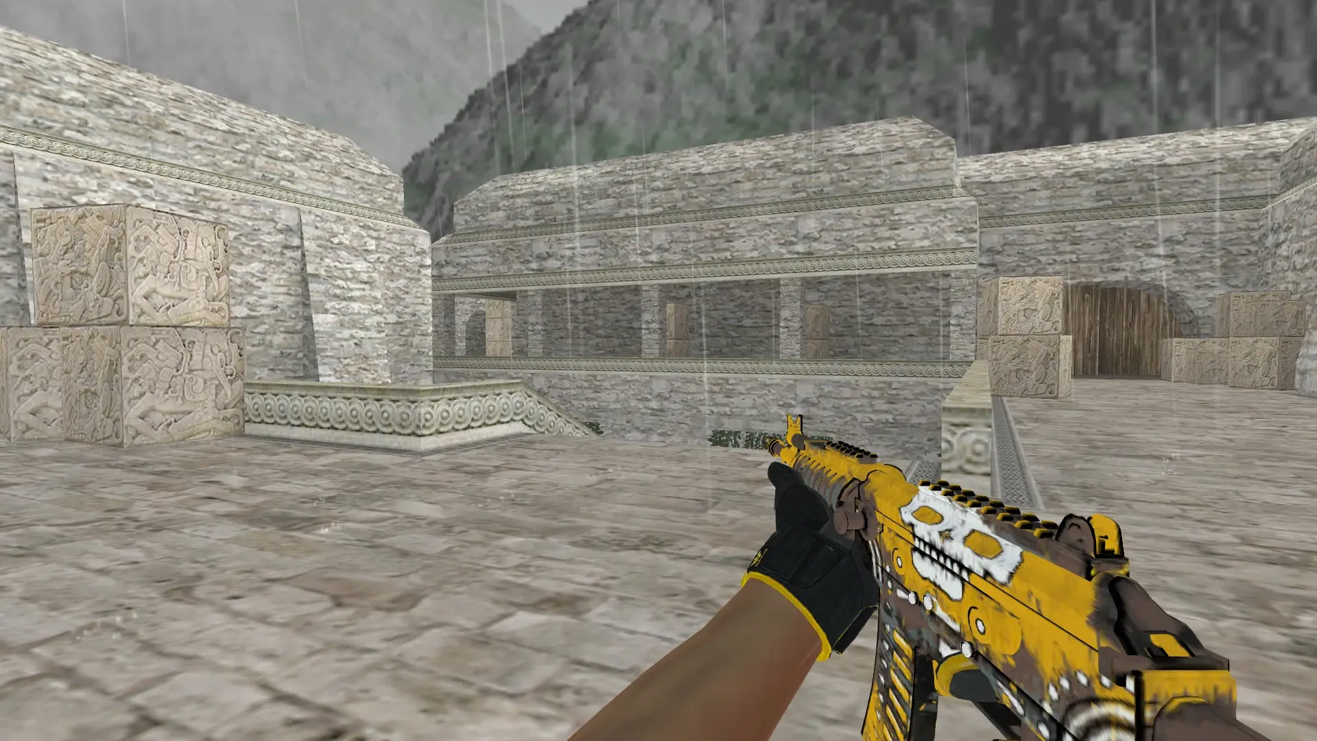 Galil AR — Sport Gloves Omega Pack — de_aztec (first person)