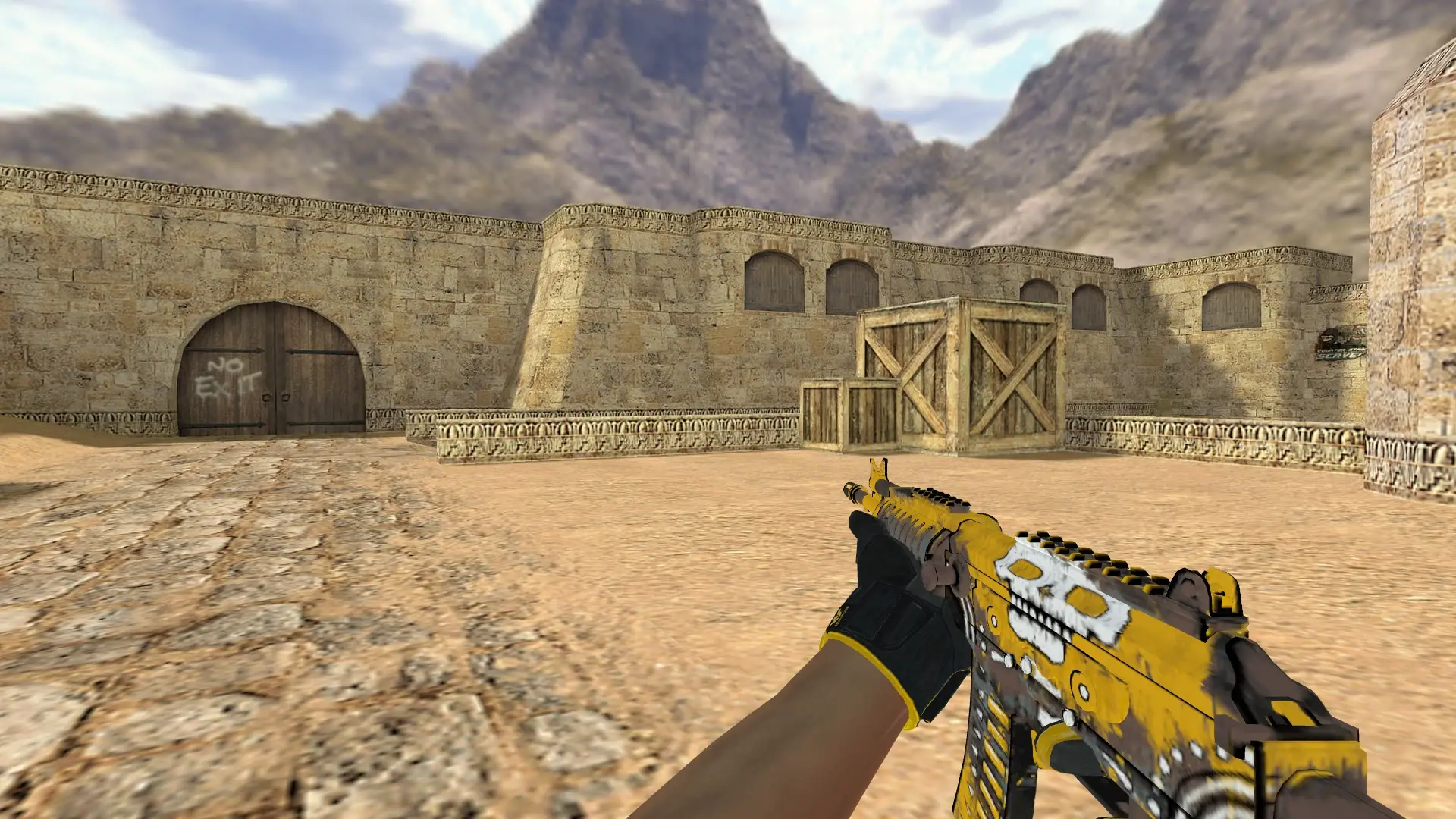 Galil AR — Sport Gloves Omega Pack — de_dust2 (first person)