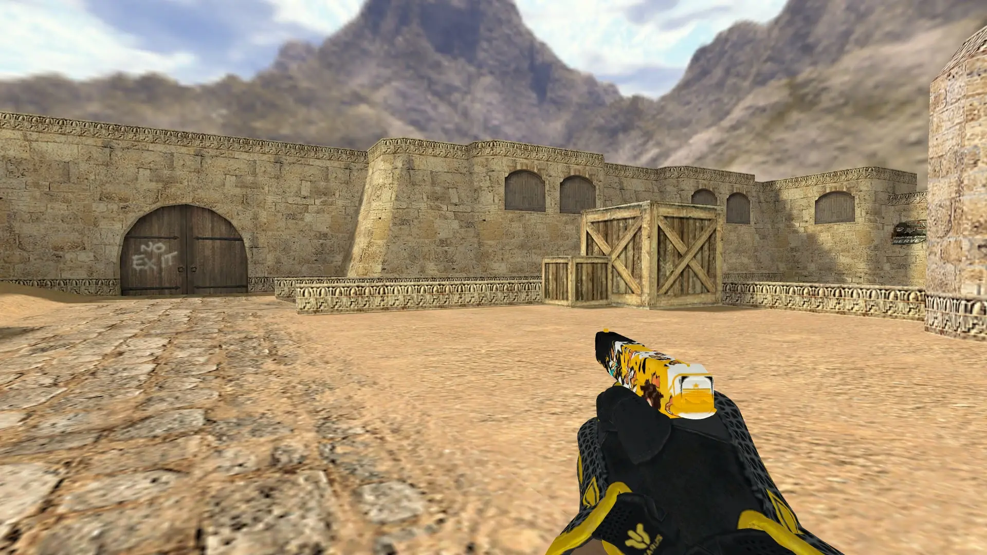 Glock-18 — Sport Gloves Omega Pack — de_dust2 (first person)