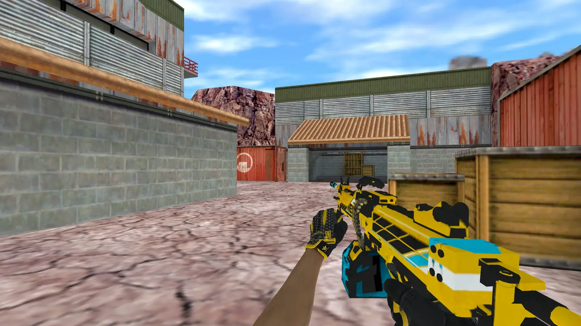 M249 — Sport Gloves Omega Pack — de_nuke (first person)