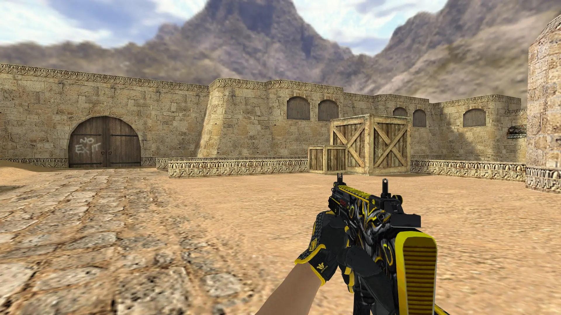 MP5 — Sport Gloves Omega Pack — de_dust2 (first person)
