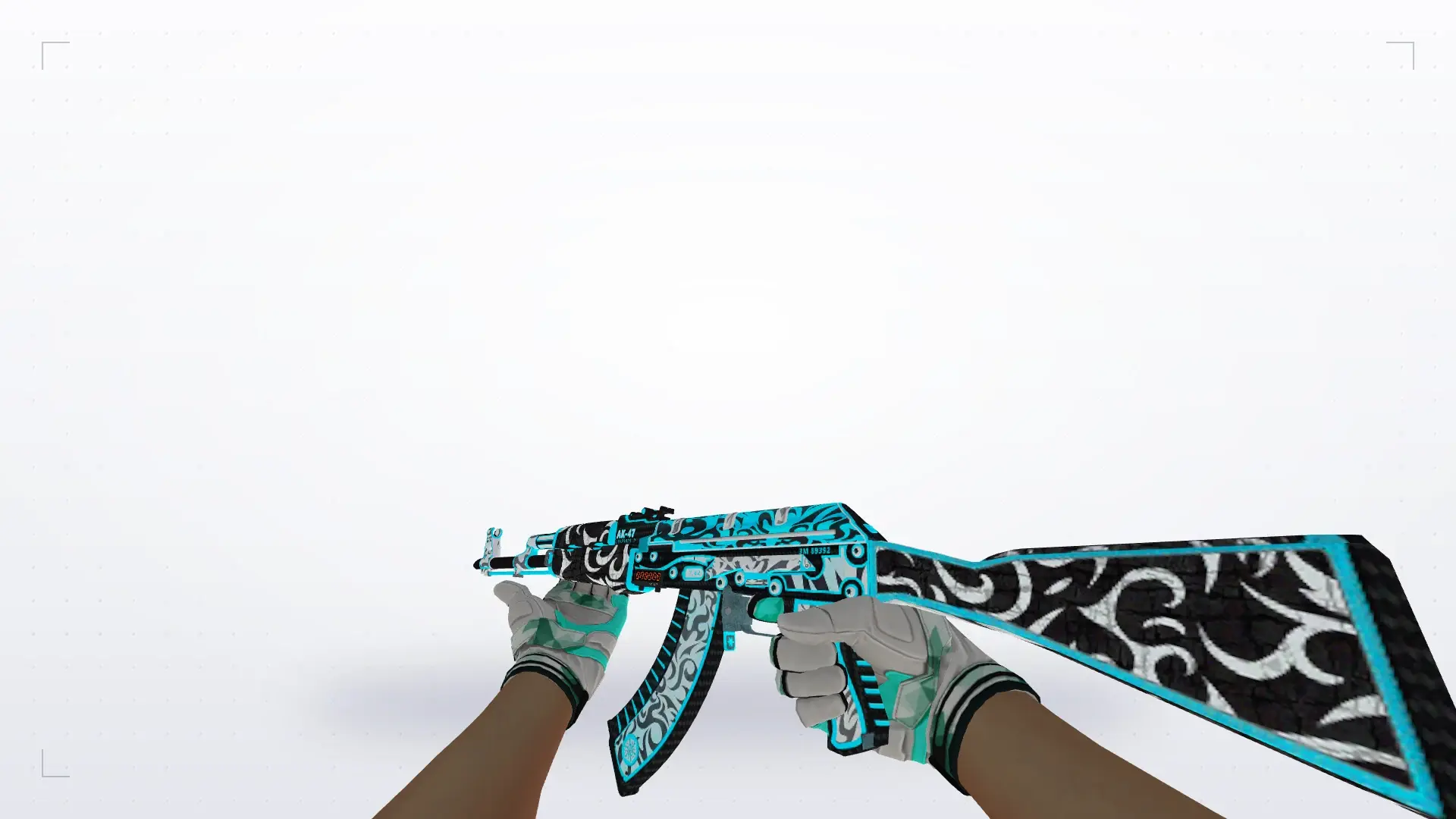AK-47 — Moto Gloves Spearmint Pack — first person