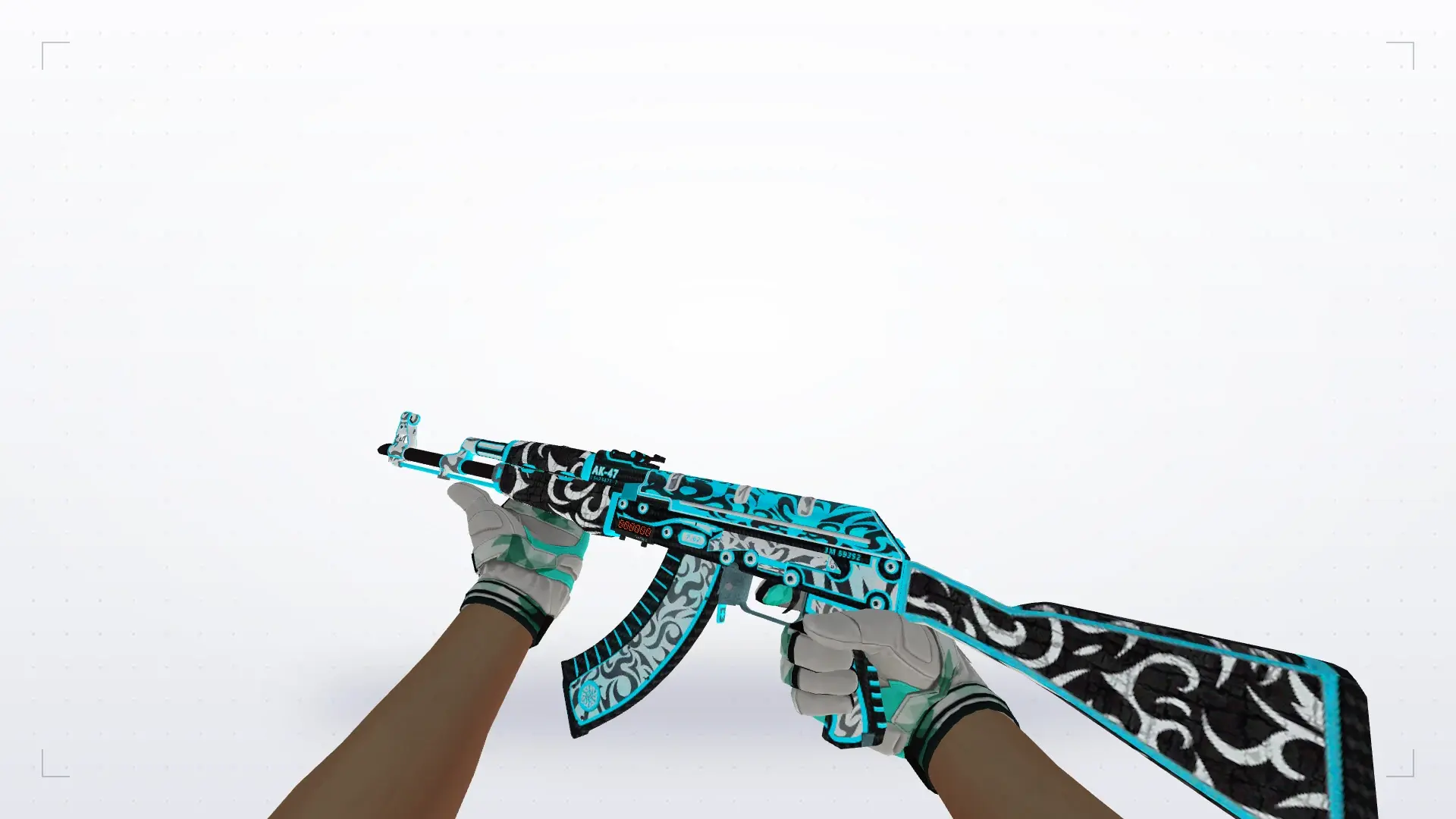 AK-47 — Moto Gloves Spearmint Pack — first person