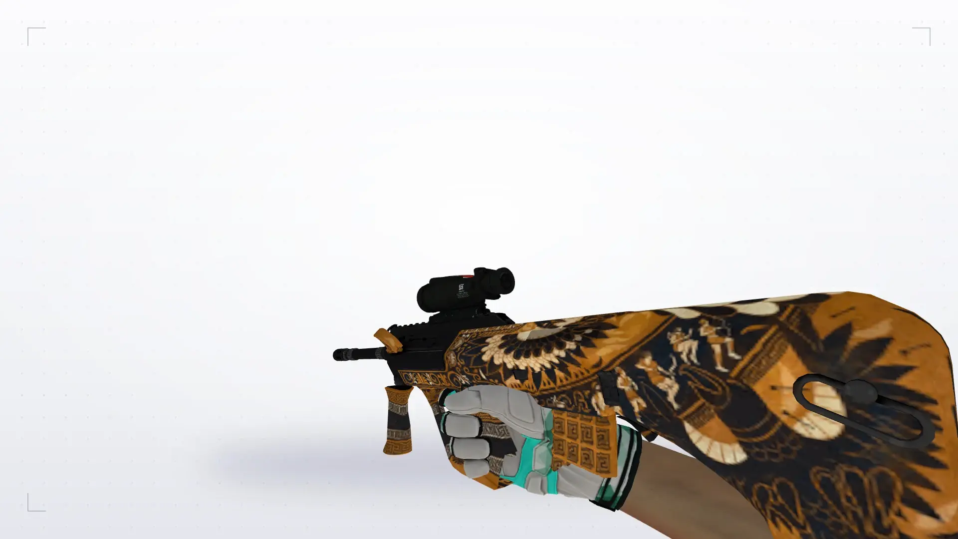 AUG — Moto Gloves Spearmint Pack — first person