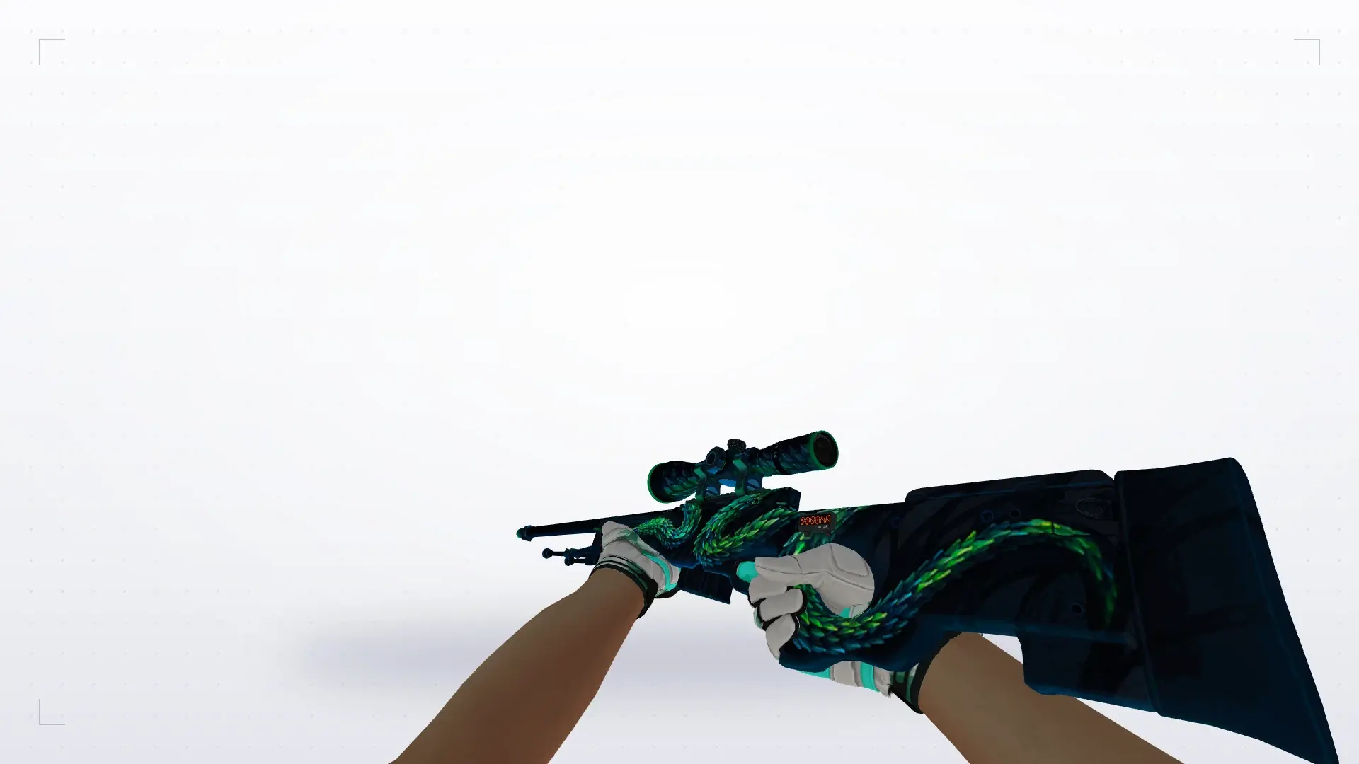 AWP — Moto Gloves Spearmint Pack — first person
