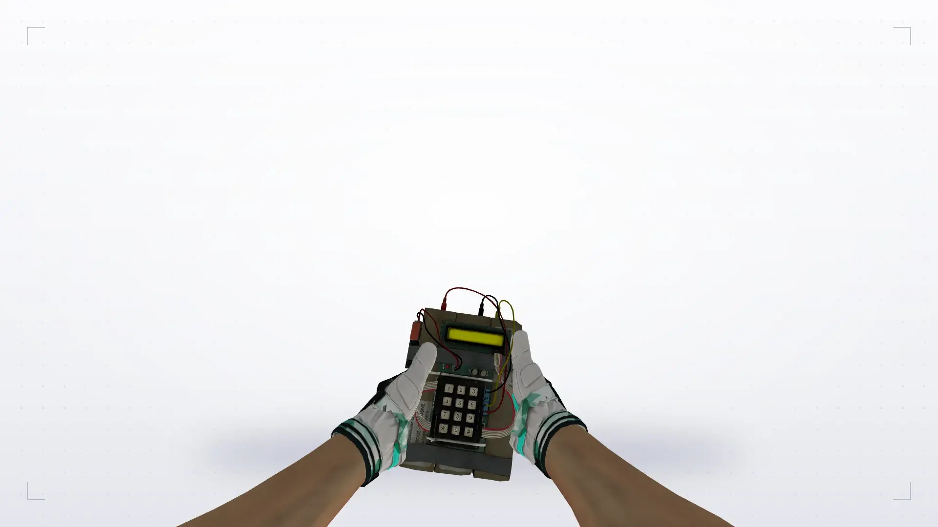 C4 — Moto Gloves Spearmint Pack — first person