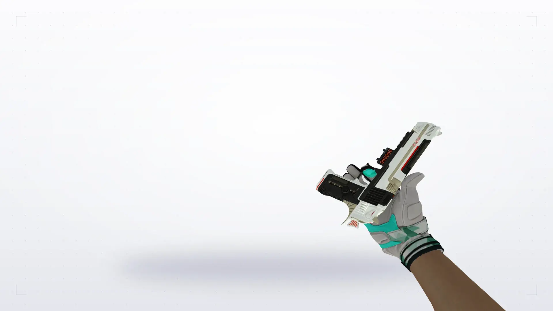 Desert Eagle — Moto Gloves Spearmint Pack — first person