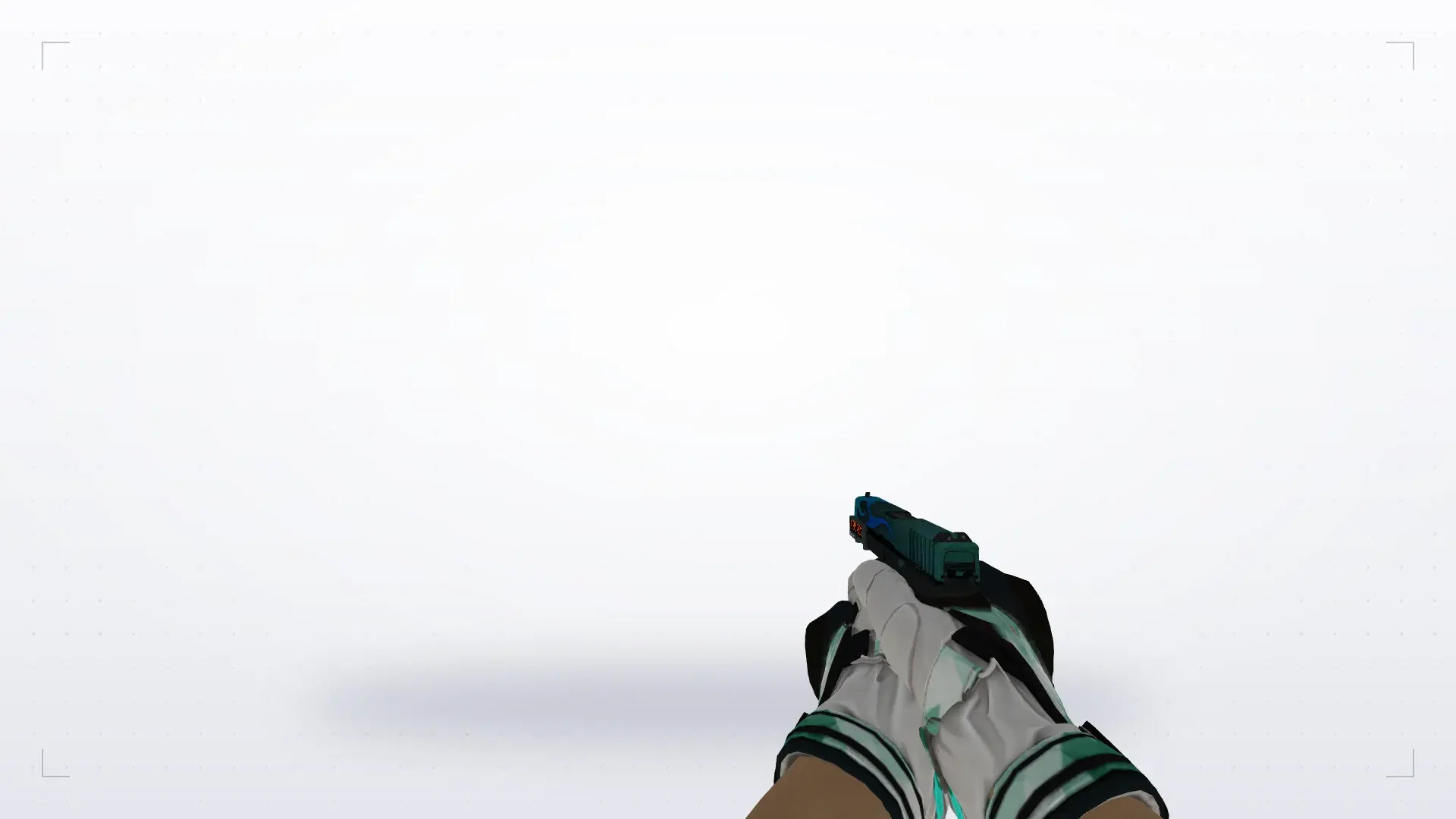 Glock-18 — Moto Gloves Spearmint Pack — first person