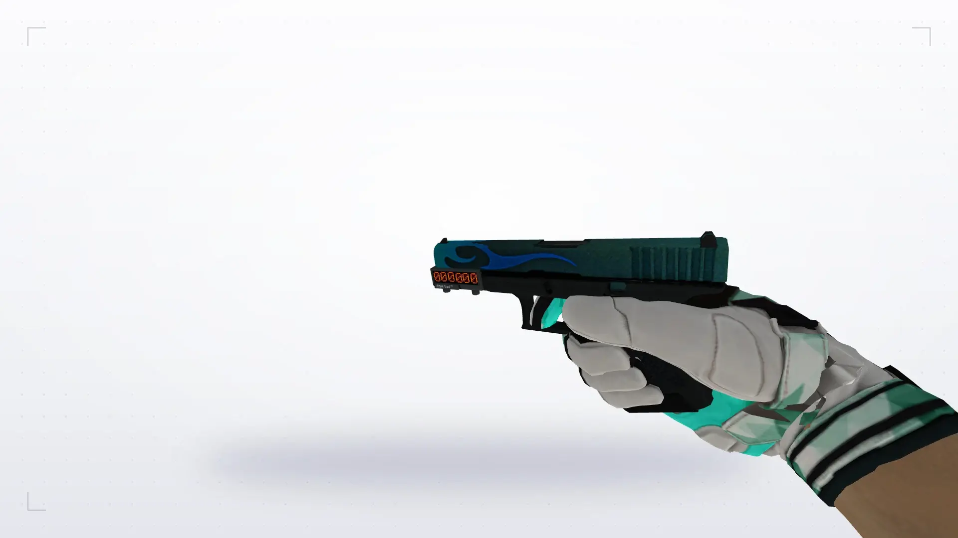 Glock-18 — Moto Gloves Spearmint Pack — first person