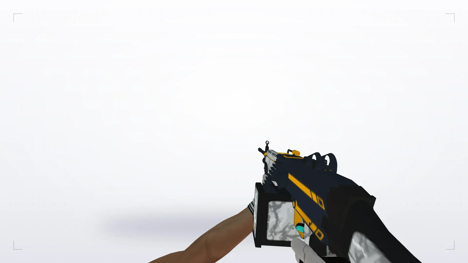 M249 — Moto Gloves Spearmint Pack — first person