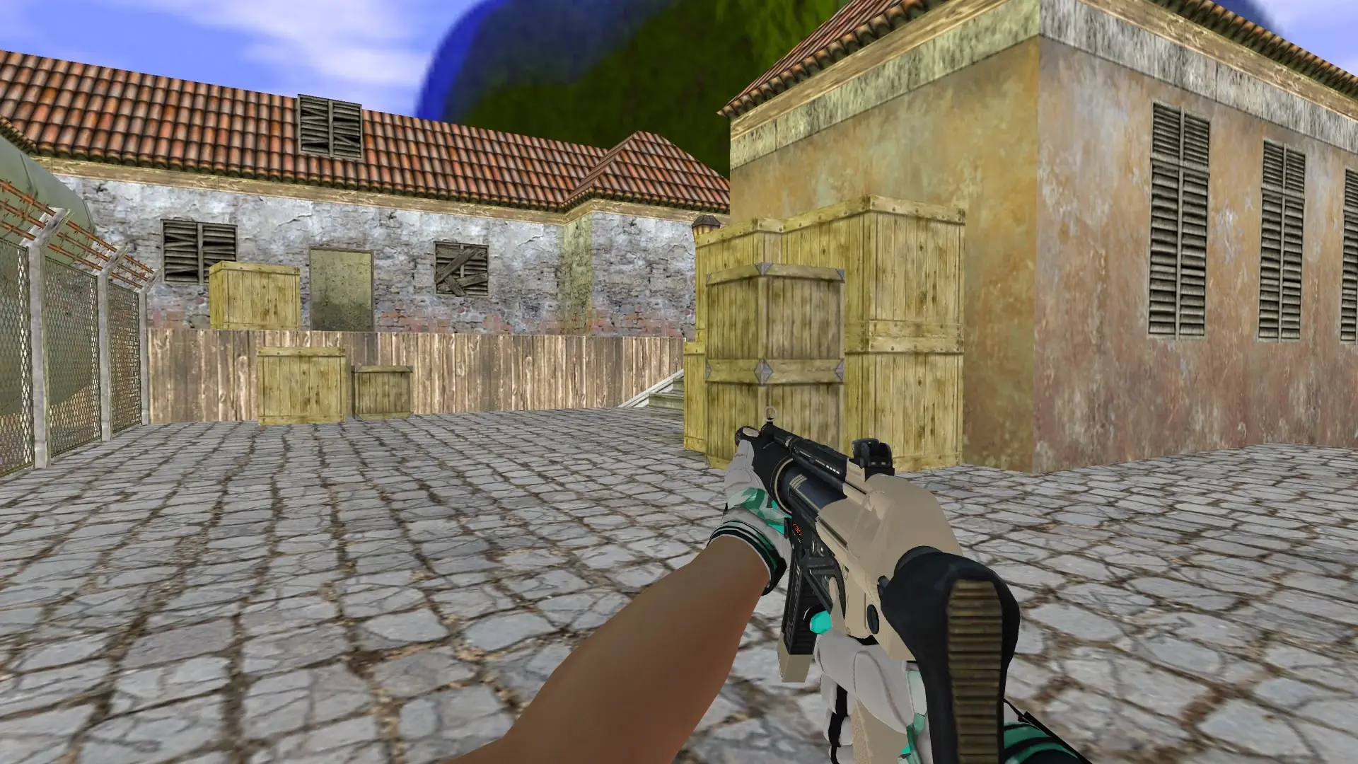 MP5 — Moto Gloves Spearmint Pack — de_inferno (first person)
