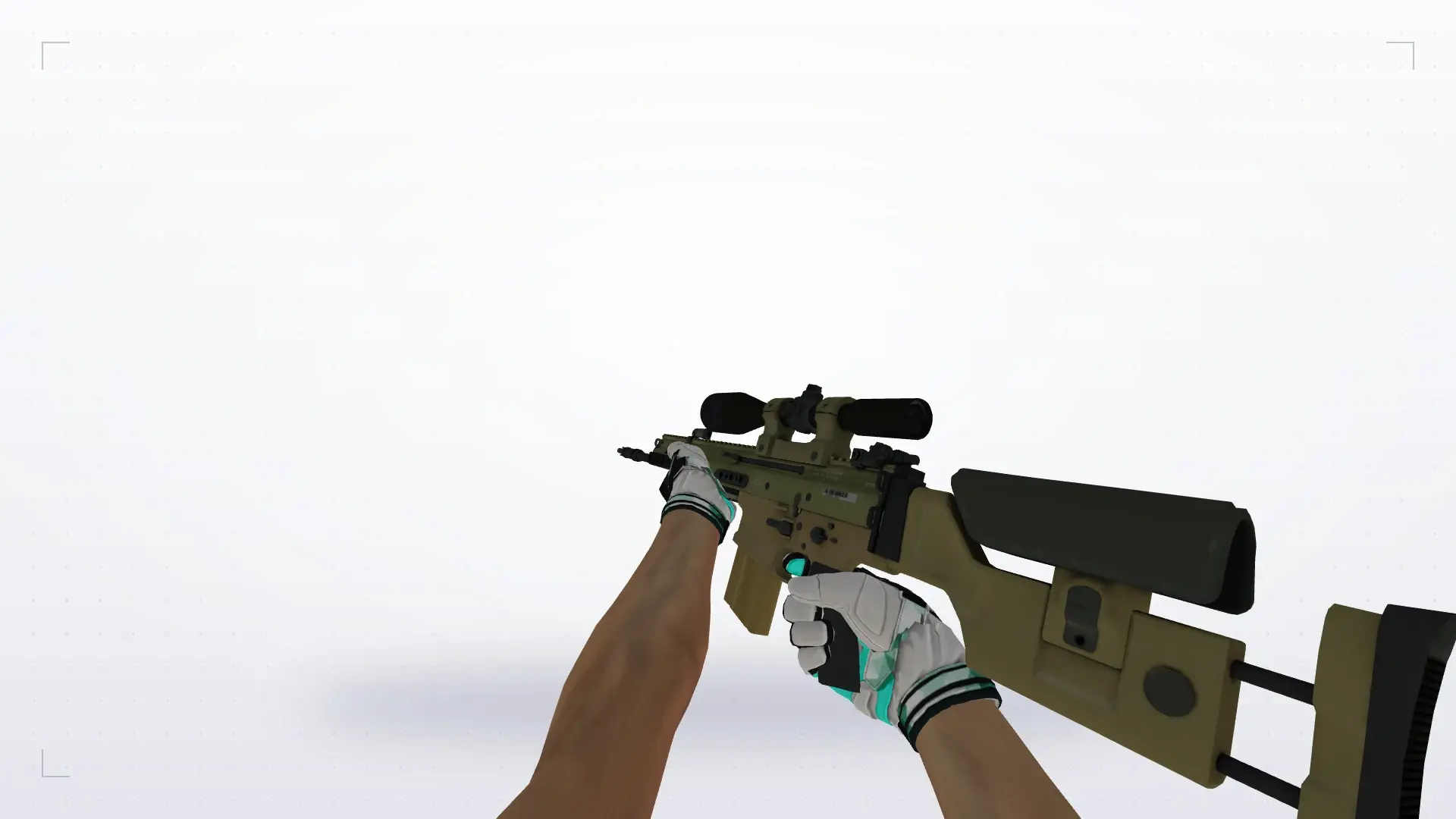 SG550 — Moto Gloves Spearmint Pack — first person