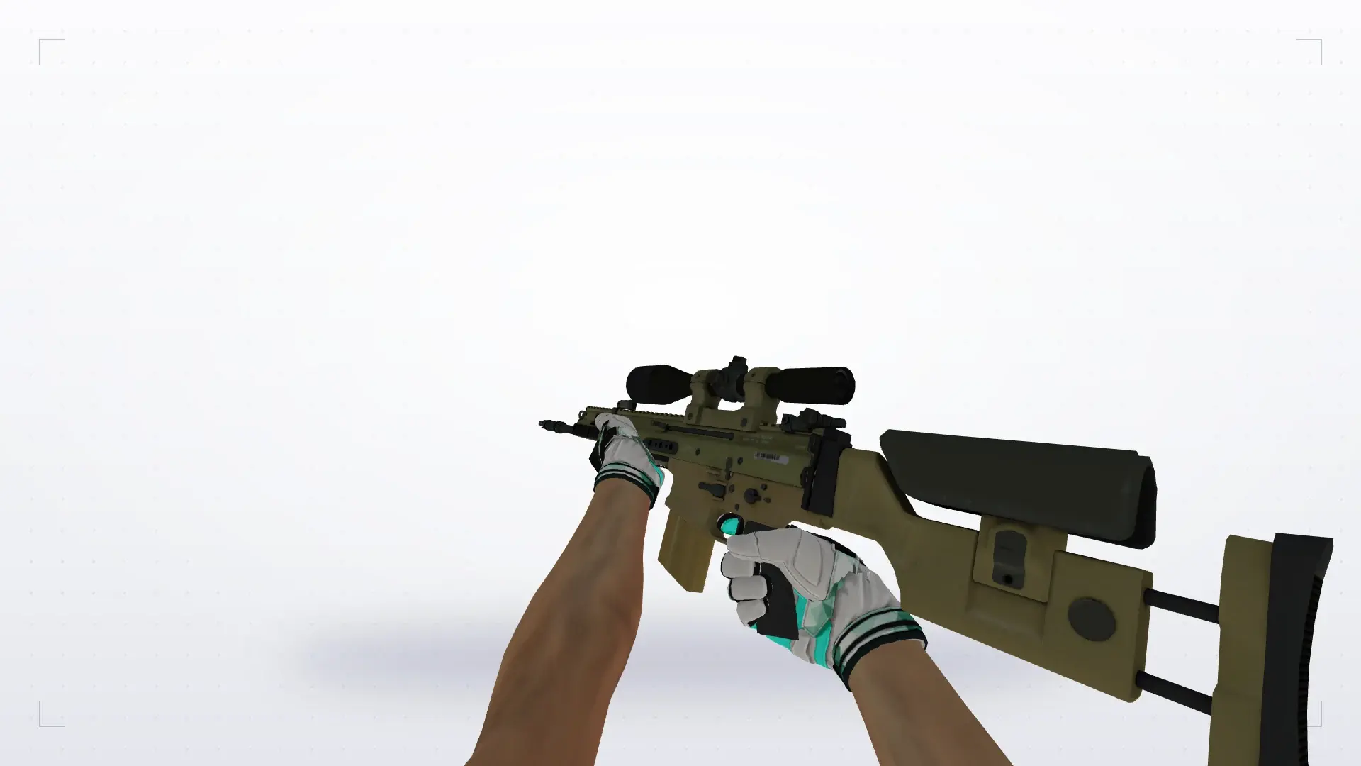 SG550 — Moto Gloves Spearmint Pack — first person