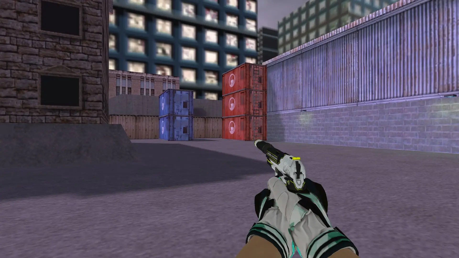 USP — Moto Gloves Spearmint Pack — cs_assault (first person)