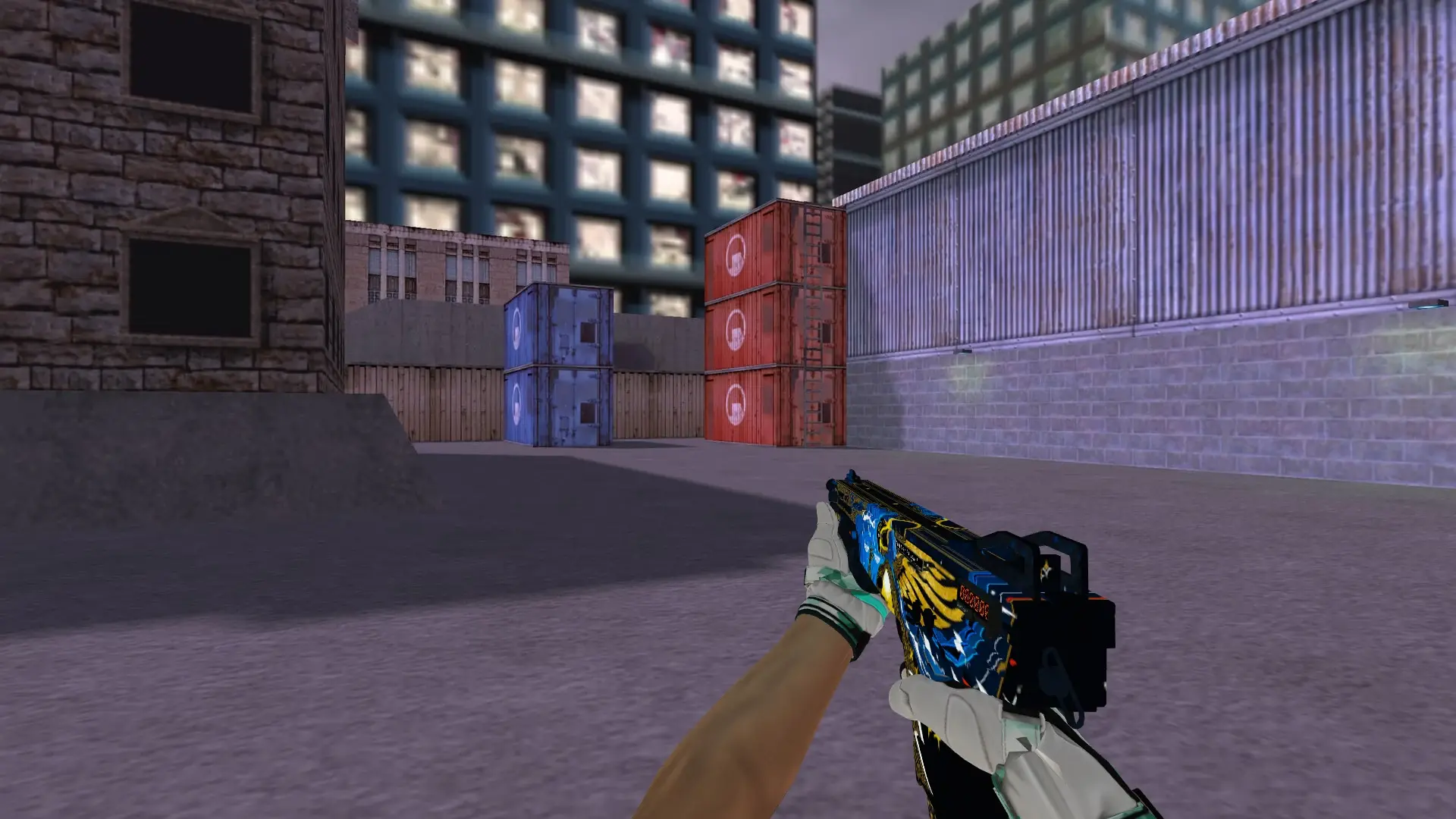 XM1014 — Moto Gloves Spearmint Pack — cs_assault (first person)